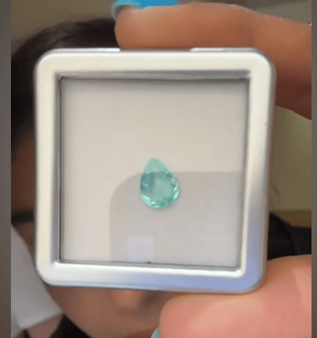Luxury Promise Neon Paraiba Pear DXBCD0345