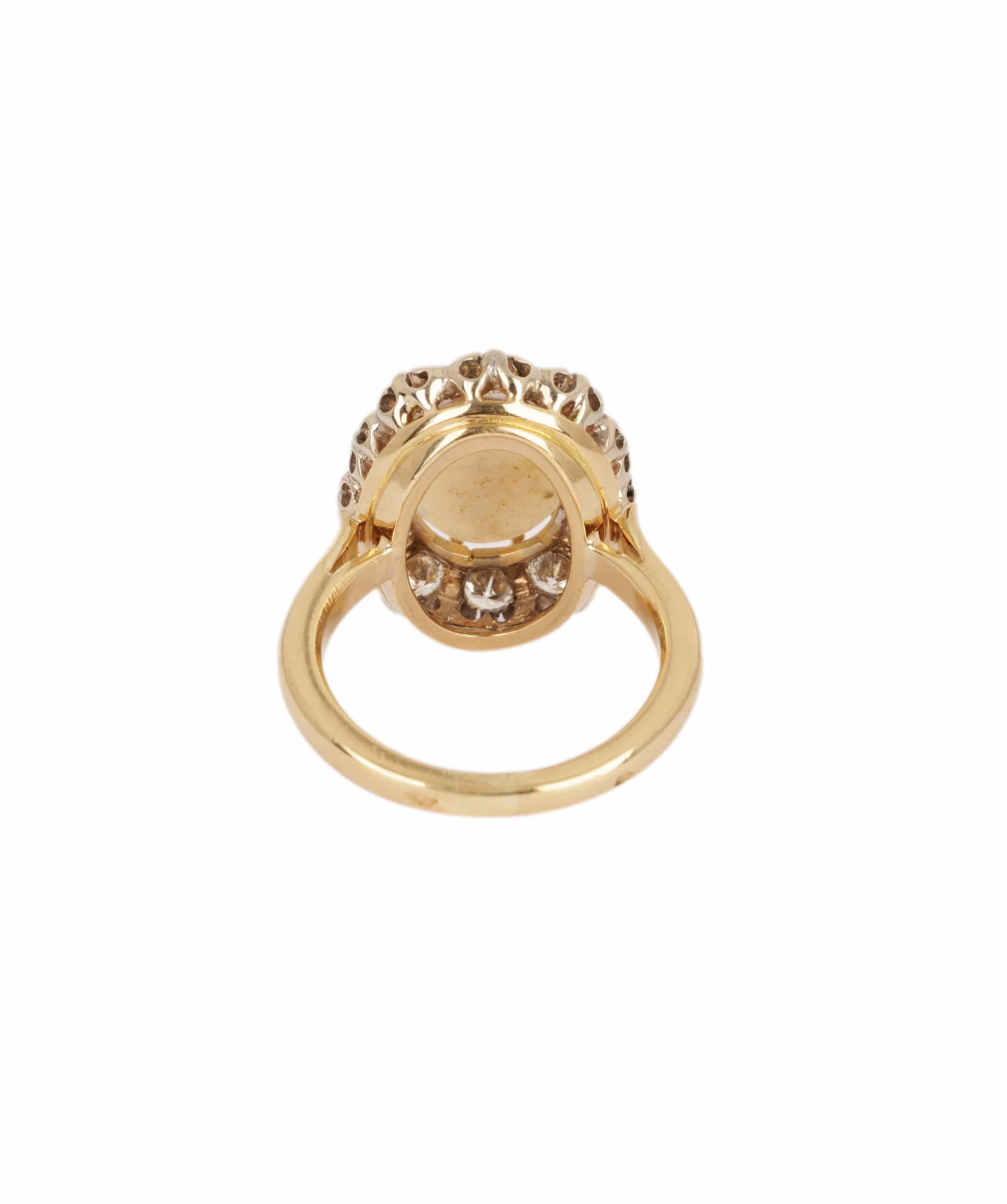 Luxury Promise Opal and Diamond Cluster Ring WA90694