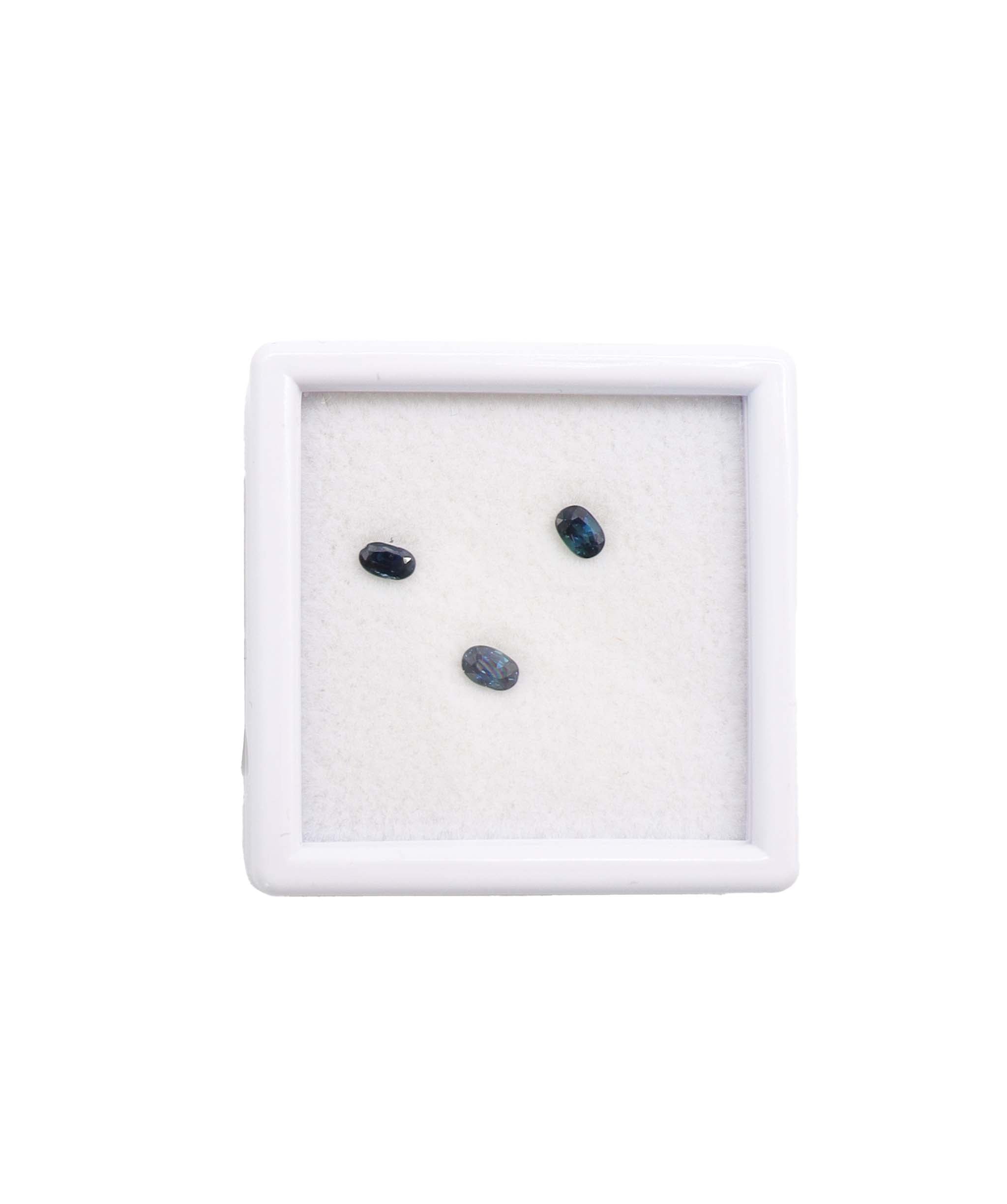 Luxury Promise OVAL BLUE SAPPHIRE Total 0.70 Natural Pack of 3 DXBN0336