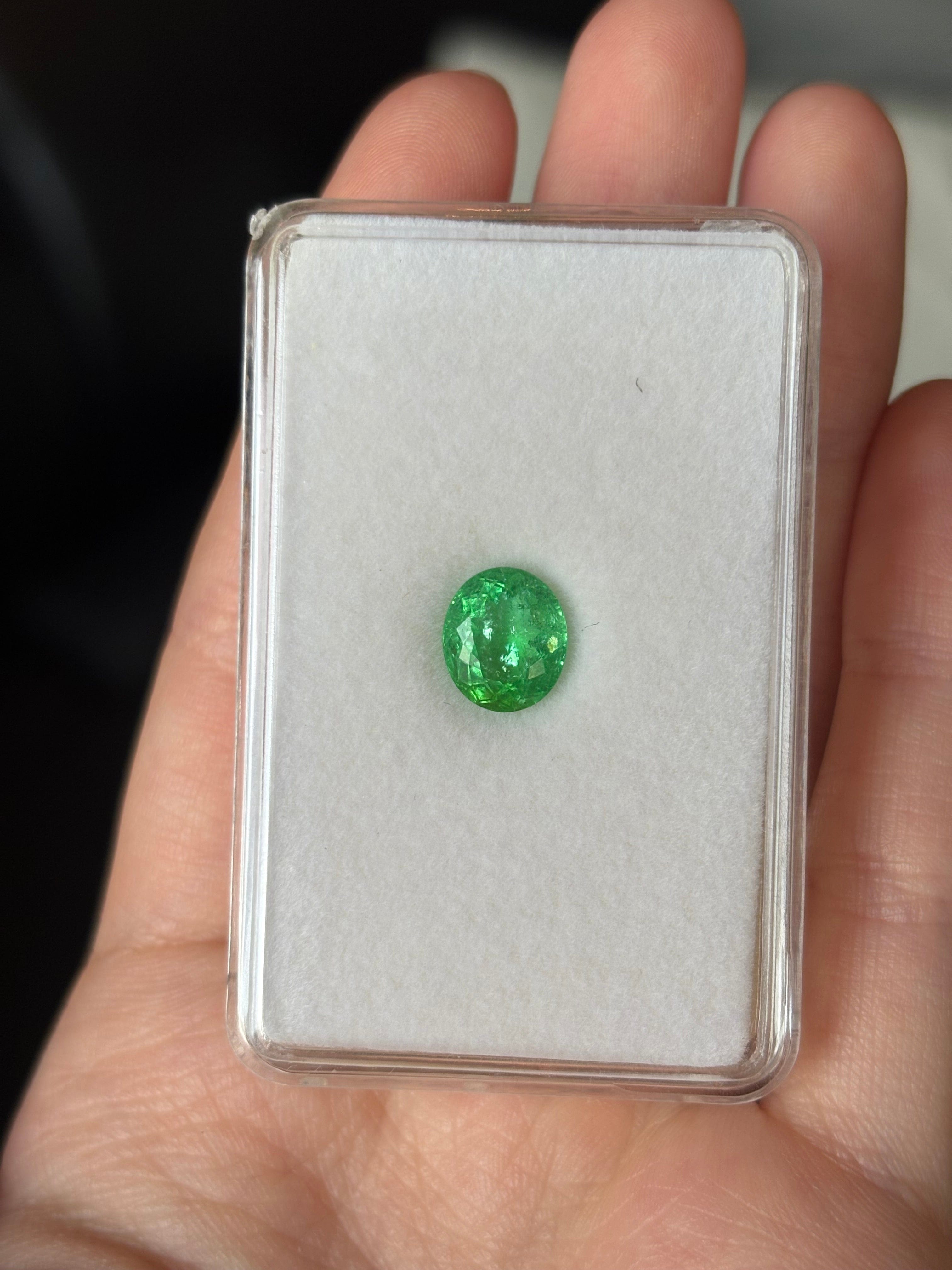 Luxury Promise P-12 2.21ct Green Paraiba DXBCD1514