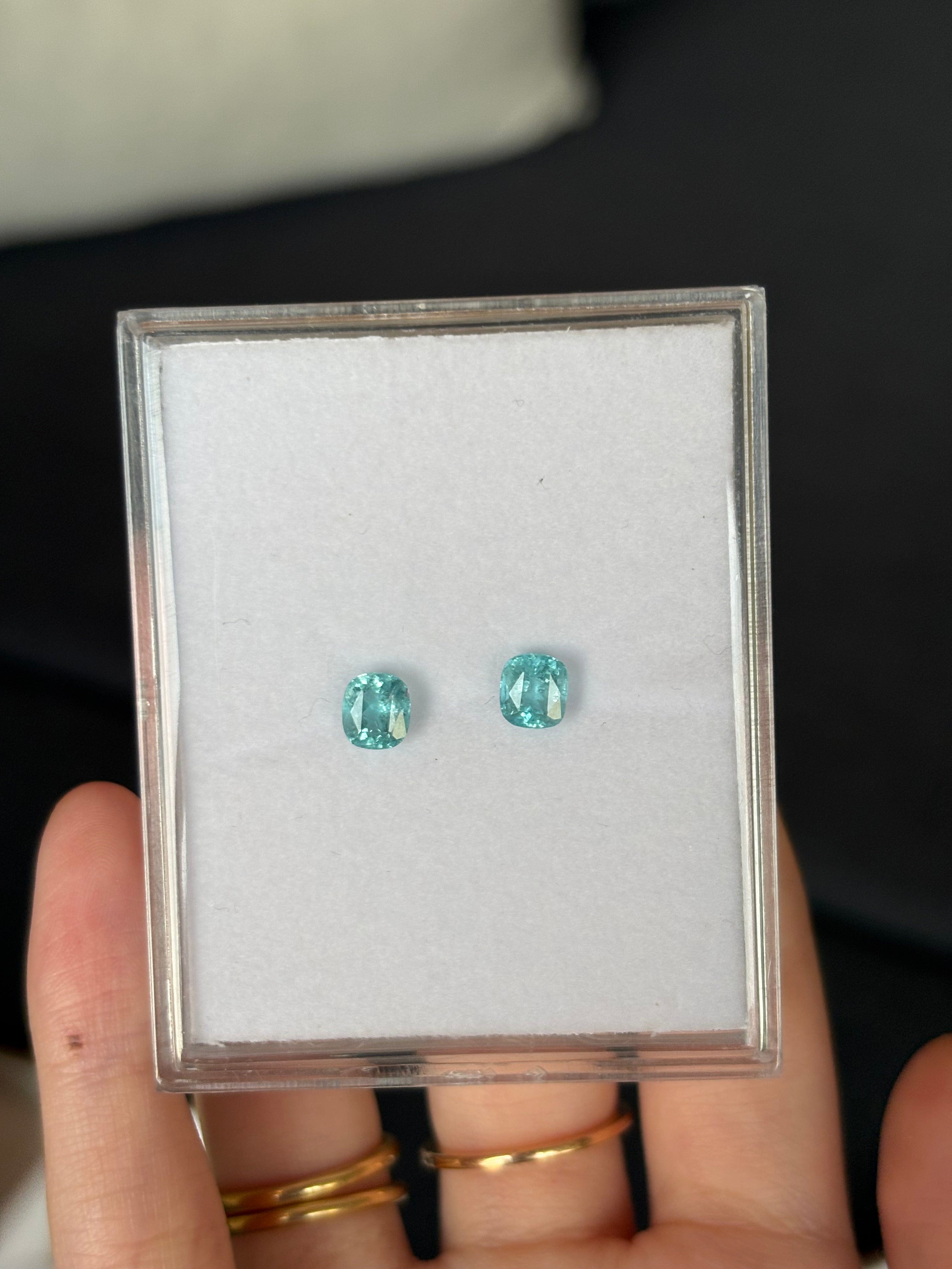 Luxury Promise P-53 Pair Paraiba DXBCD1555