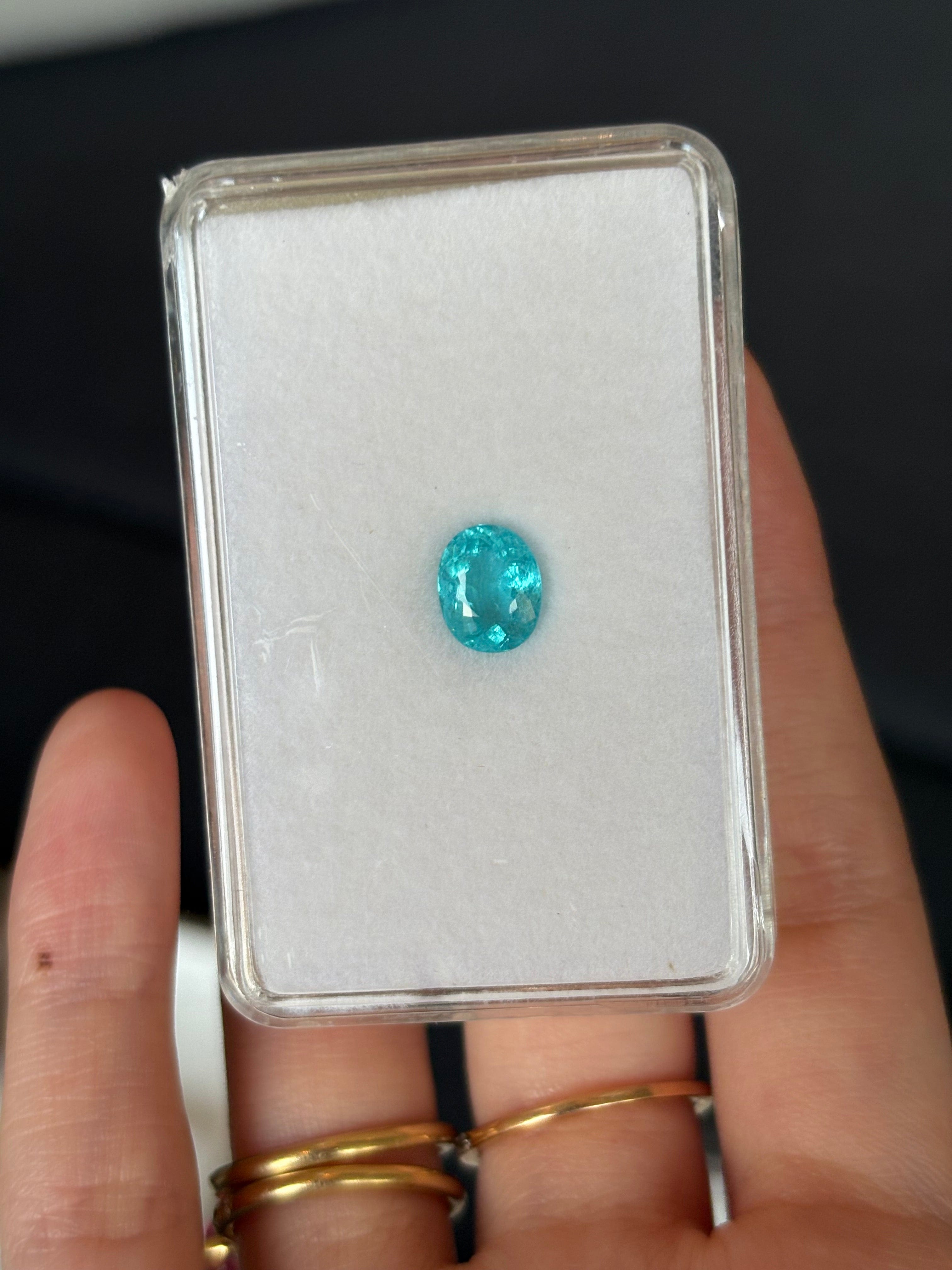 Luxury Promise P-58 1.88 Windex Blue Paraiba DXBCD1591
