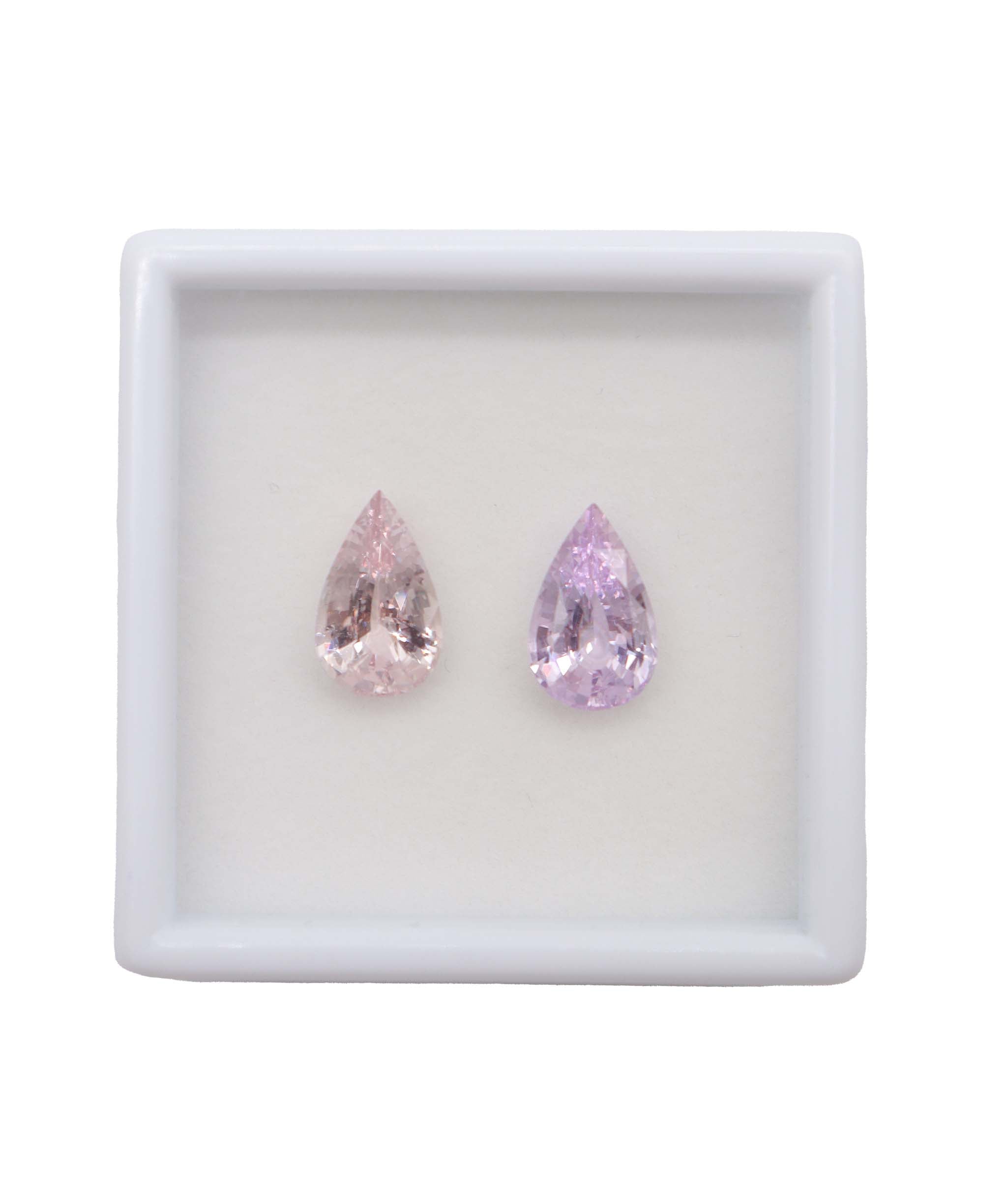 Luxury Promise Padparadscha Pair Natural Unheated 4.59/4.53ct Total: 9.12ct MS8959