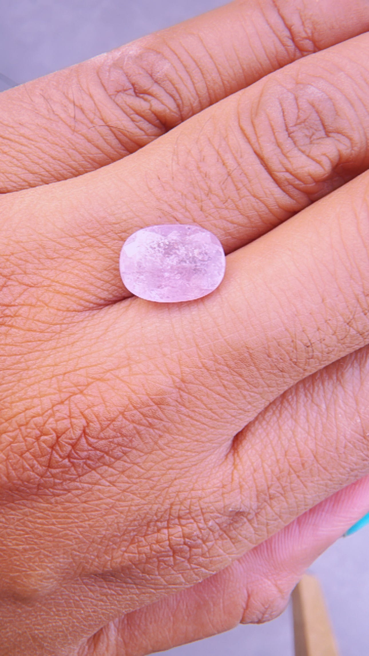 Luxury Promise Paraiba 3.39ct pink certified DXBCD1069