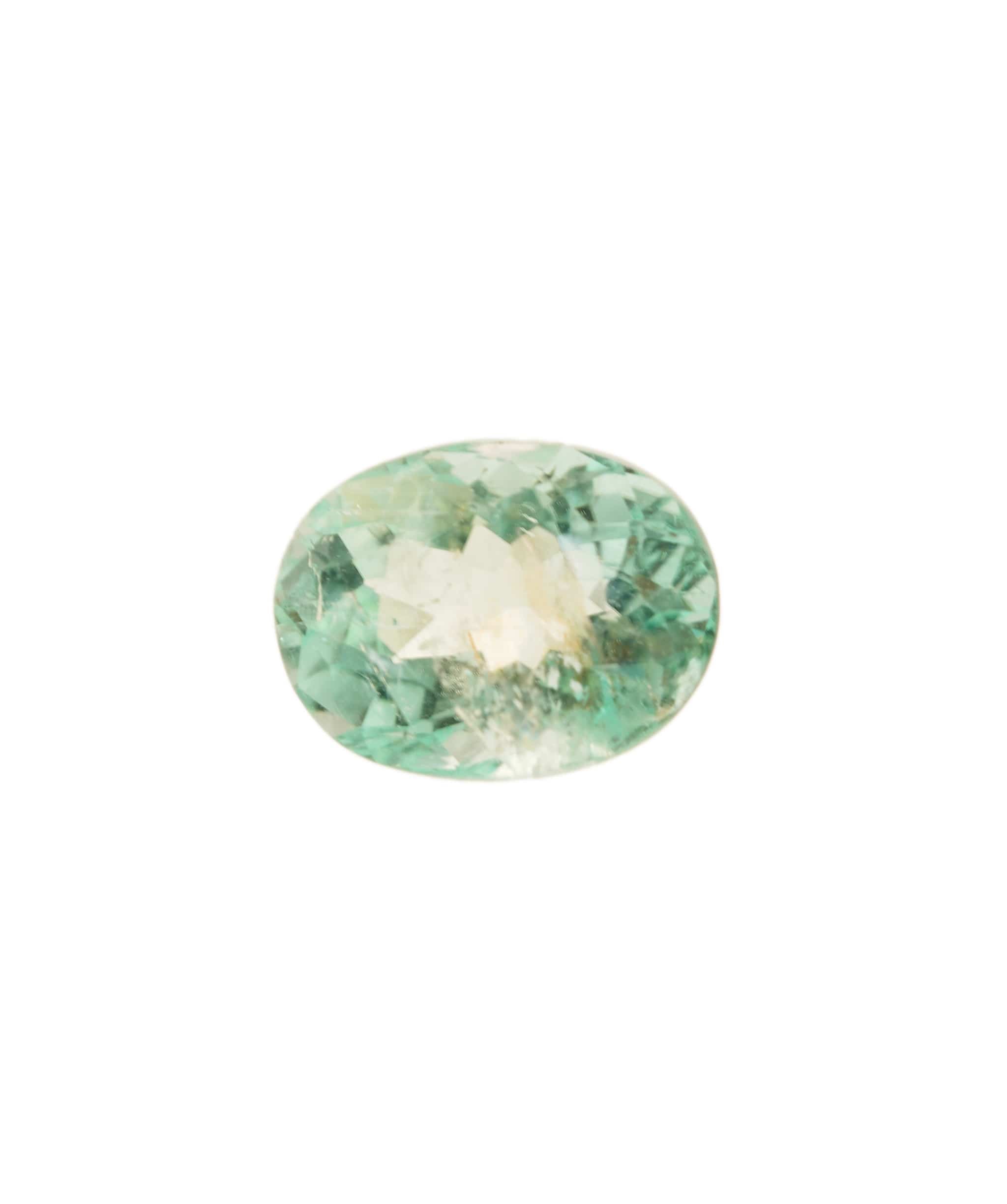Luxury Promise Paraiba Blue/Green Oval 0.8 crt ANC1550