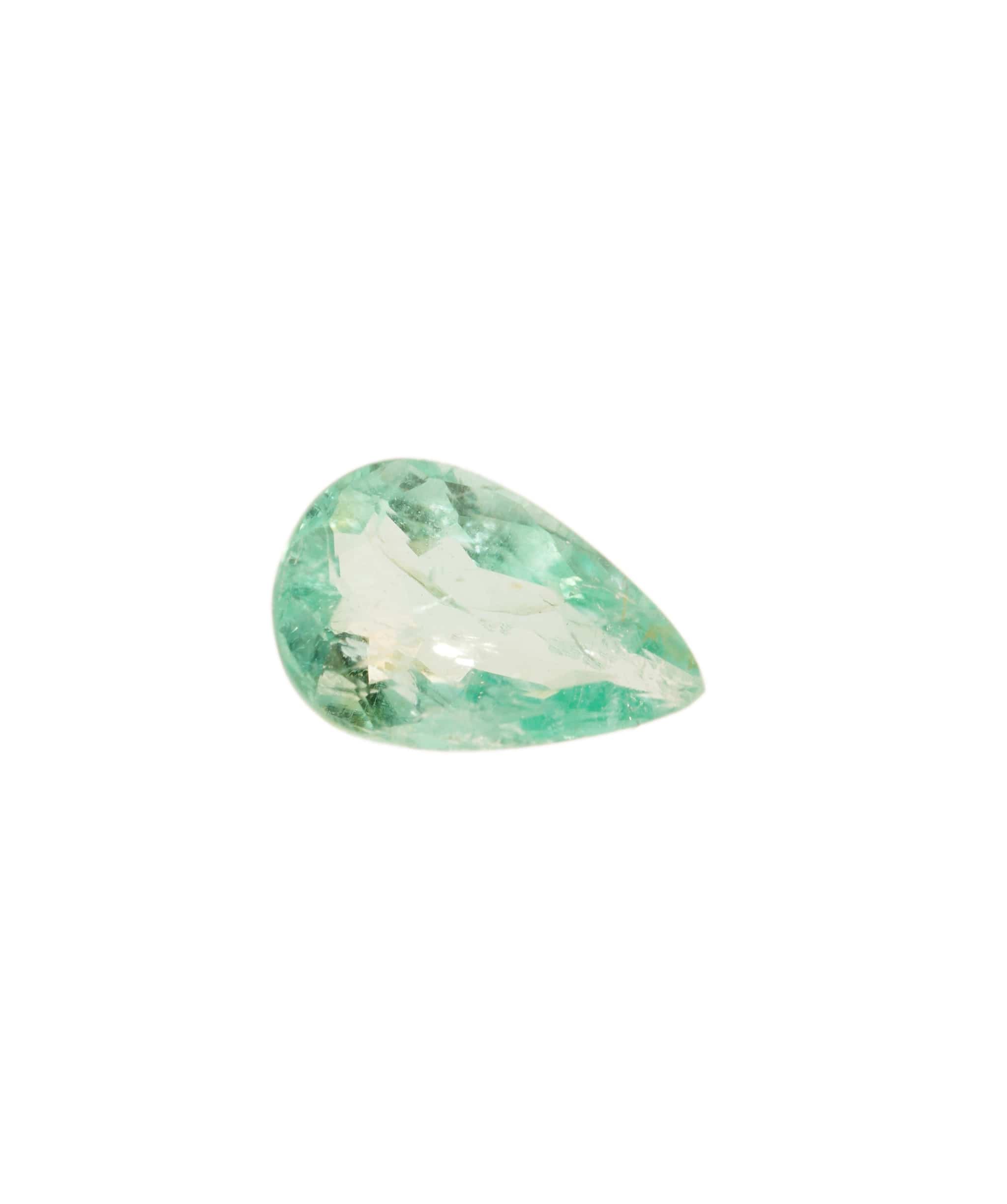 Luxury Promise Paraiba Blue/Green Pear 0.74 crt ANC1554