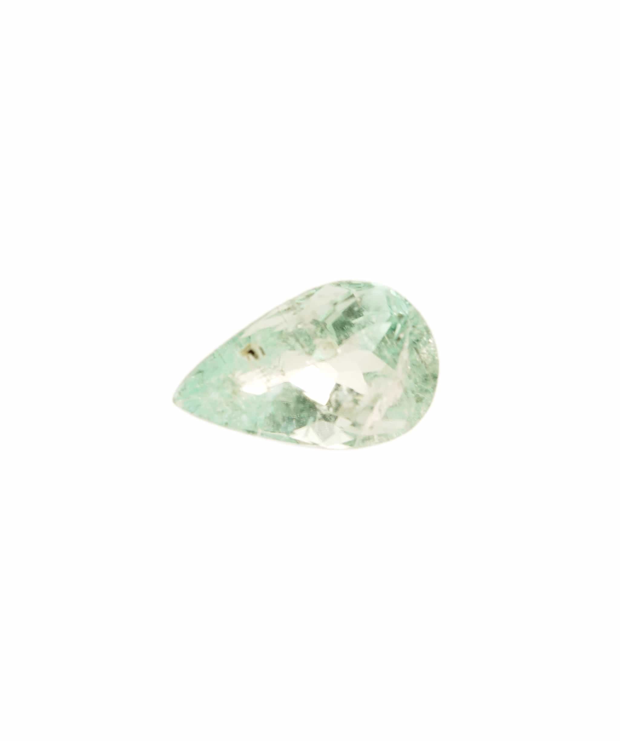 Luxury Promise Paraiba Blue/Green Pear 0.78 crt ANC1556