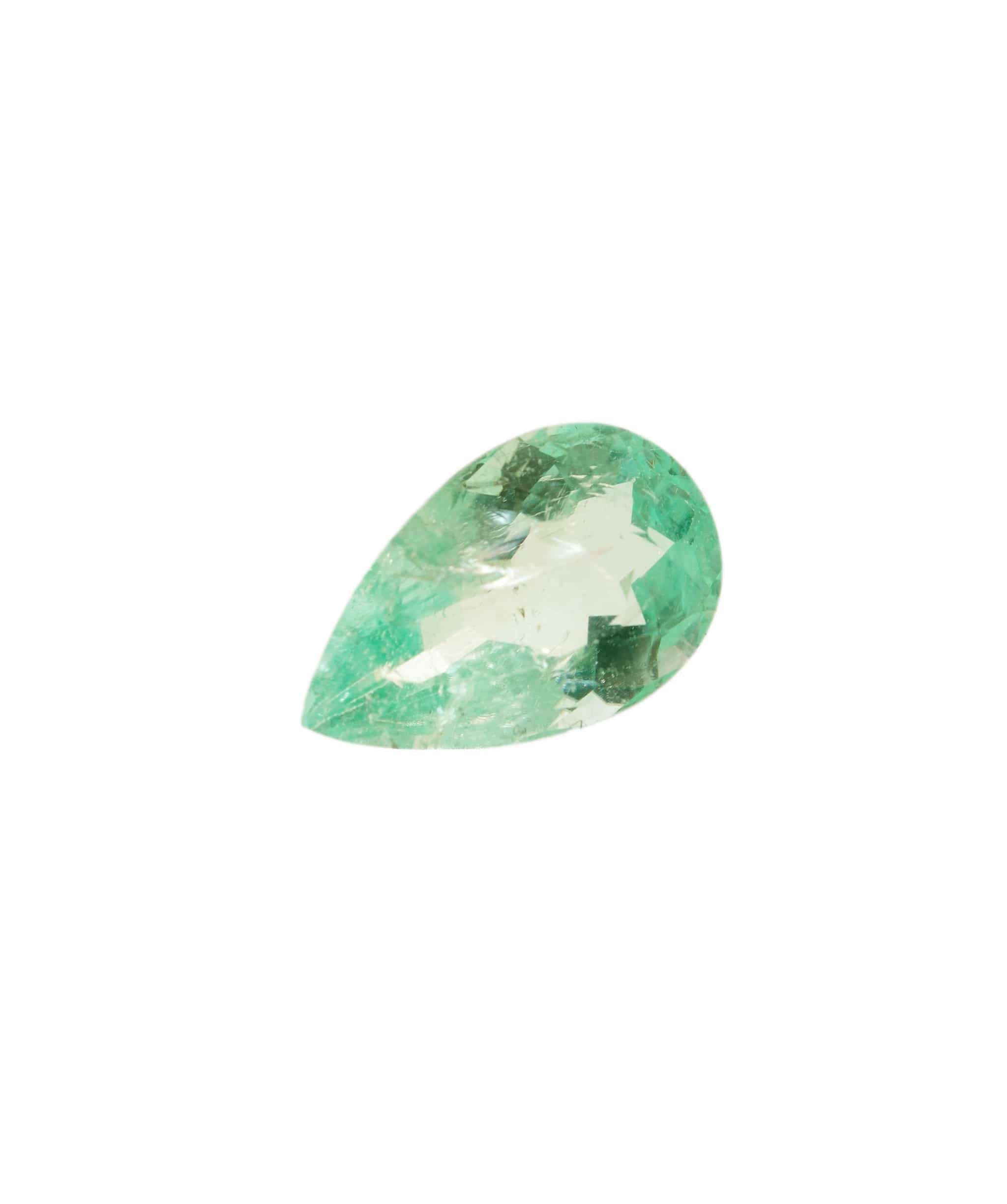 Luxury Promise Paraiba Blue/Green Pear 1.17 crt ANC1551