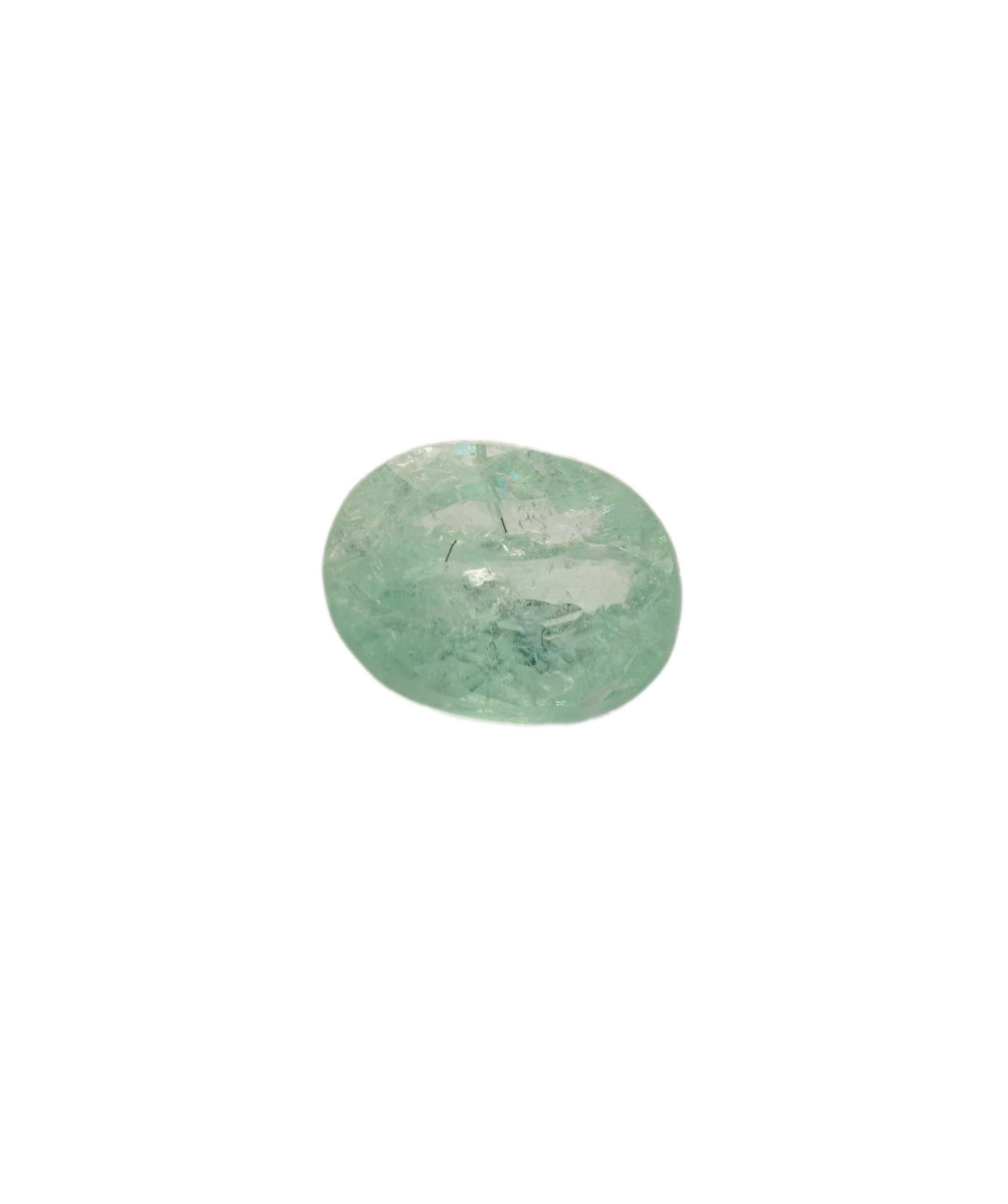 Luxury Promise Paraiba Blue Oval 1.00 crt ANC1617