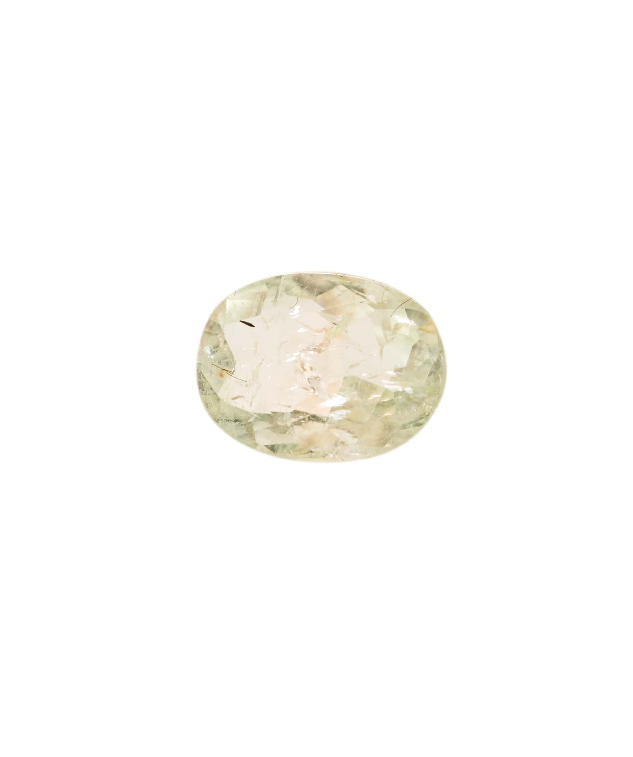Luxury Promise Paraiba Green Oval 0.78 crt ANC1639