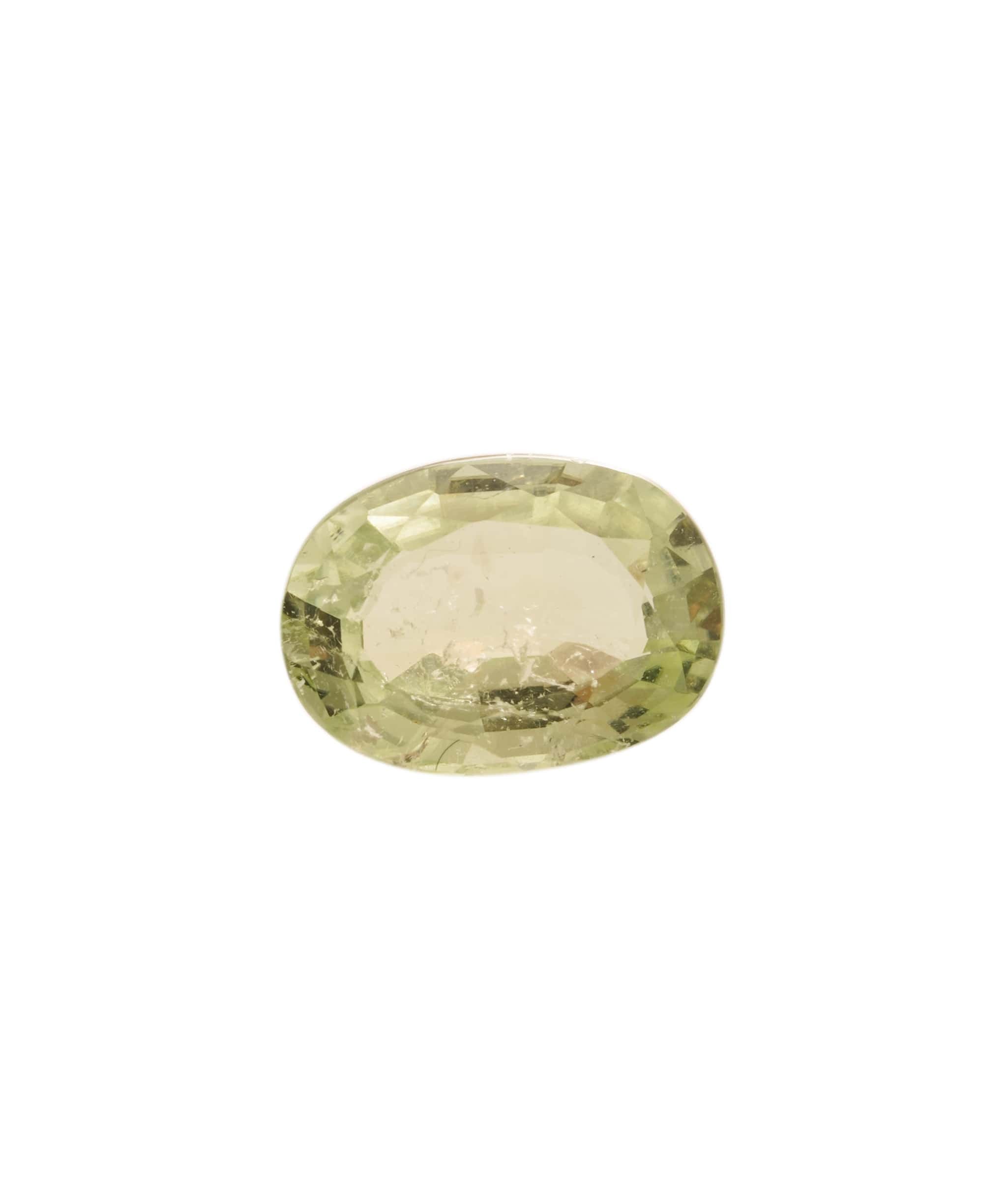 Luxury Promise Paraiba Green Oval 0.80 crt ANC1643