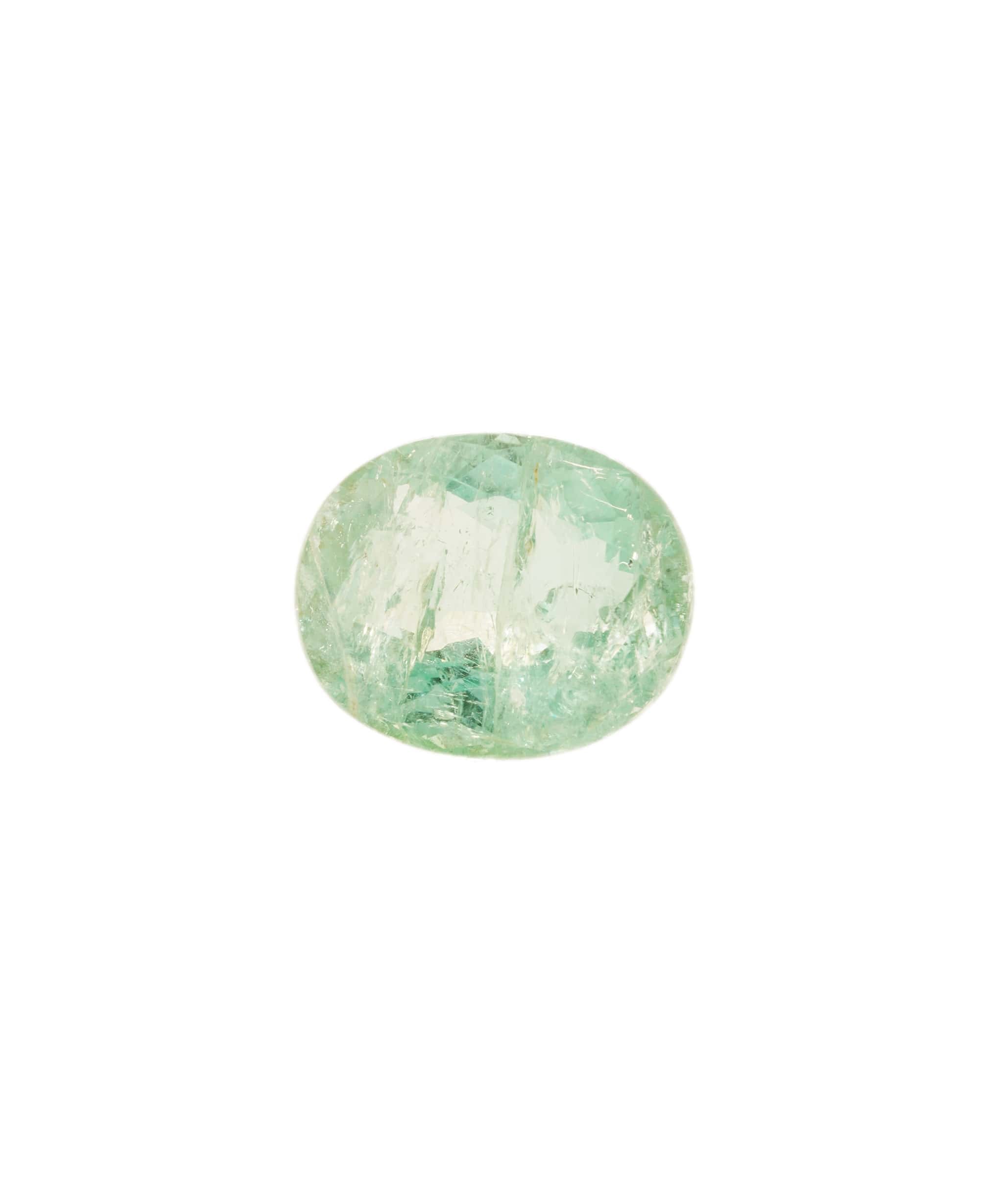 Luxury Promise Paraiba Green Oval 1.72 crt ANC1605