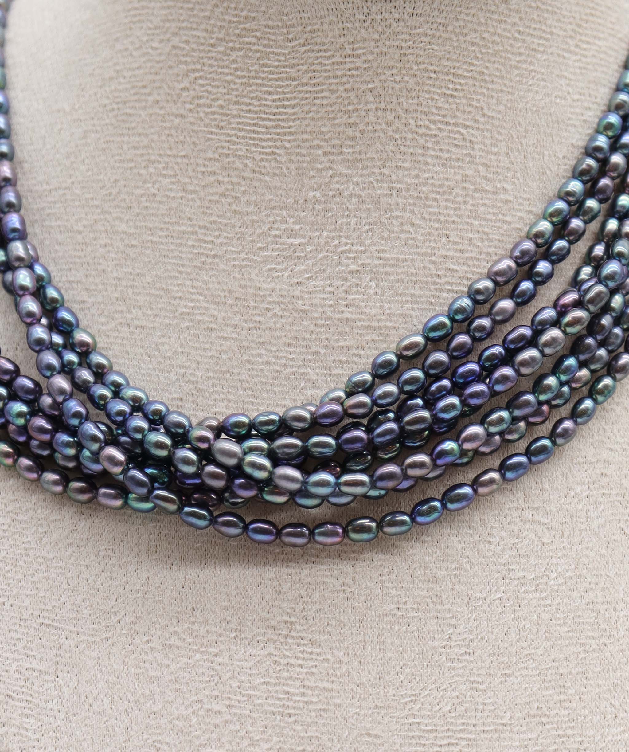 Luxury Promise Peacock Seed Pearls DXBCS3368