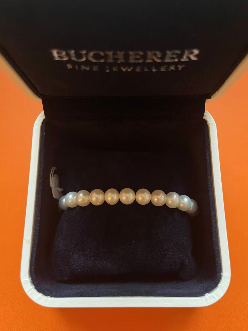 Luxury Promise Pearl bracelet (2) Pearl Elastic Pearl (7.5-8mm) ALTC0450