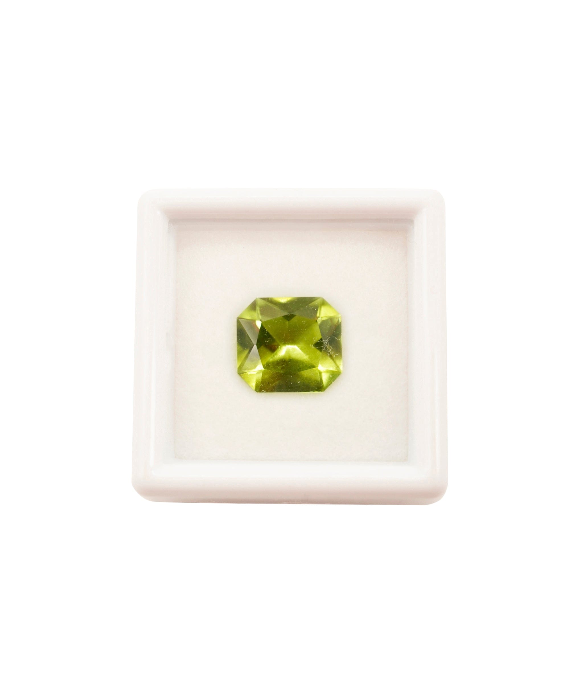Luxury Promise Peridot 3.74 Green Radiant ALC3397