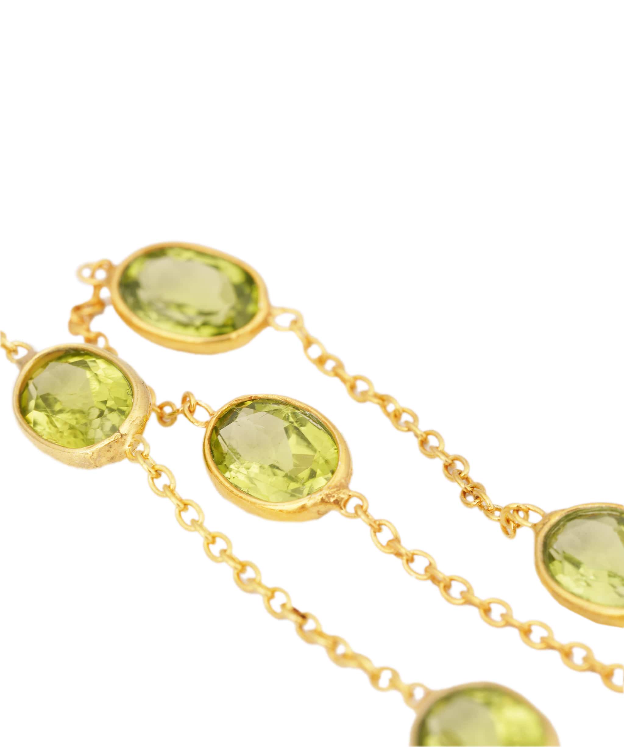 Luxury Promise Peridot Necklace ANC1765