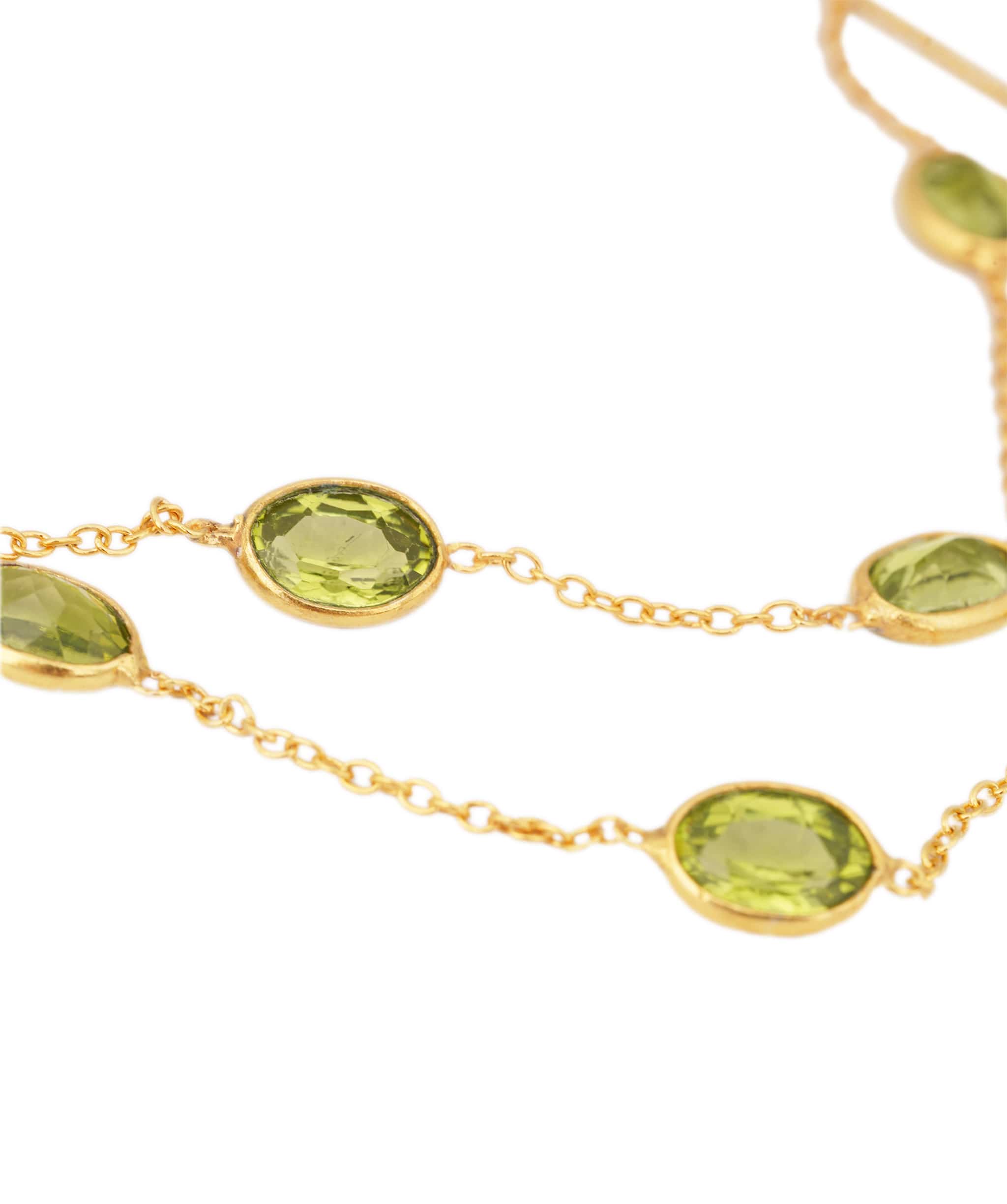 Luxury Promise Peridot Necklace ANC1765