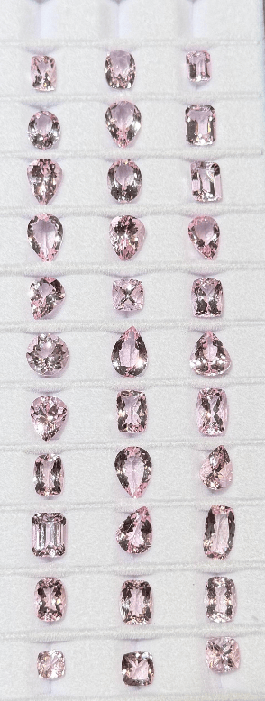 Luxury Promise Pink morganite (price per 1 stone) DXBCS4258
