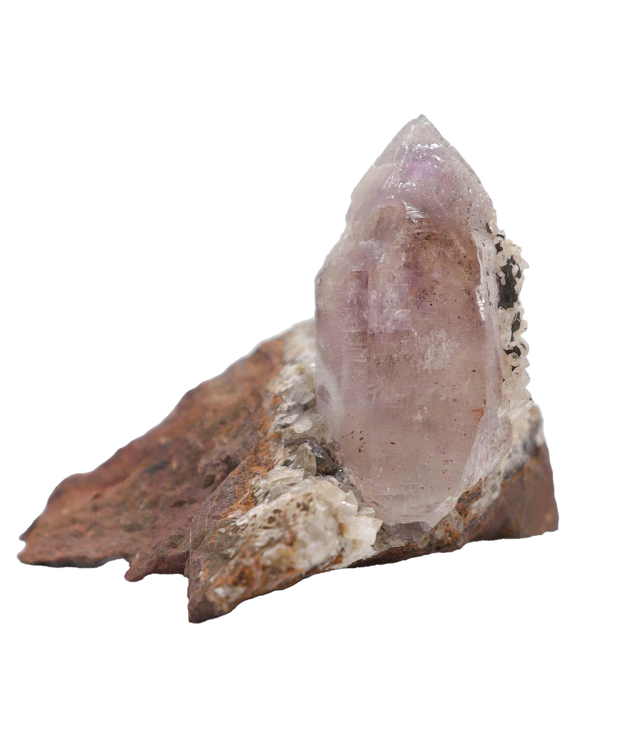 Luxury Promise Power Crystal Quartz Amethyst on a matrix from Namibia RDC0181