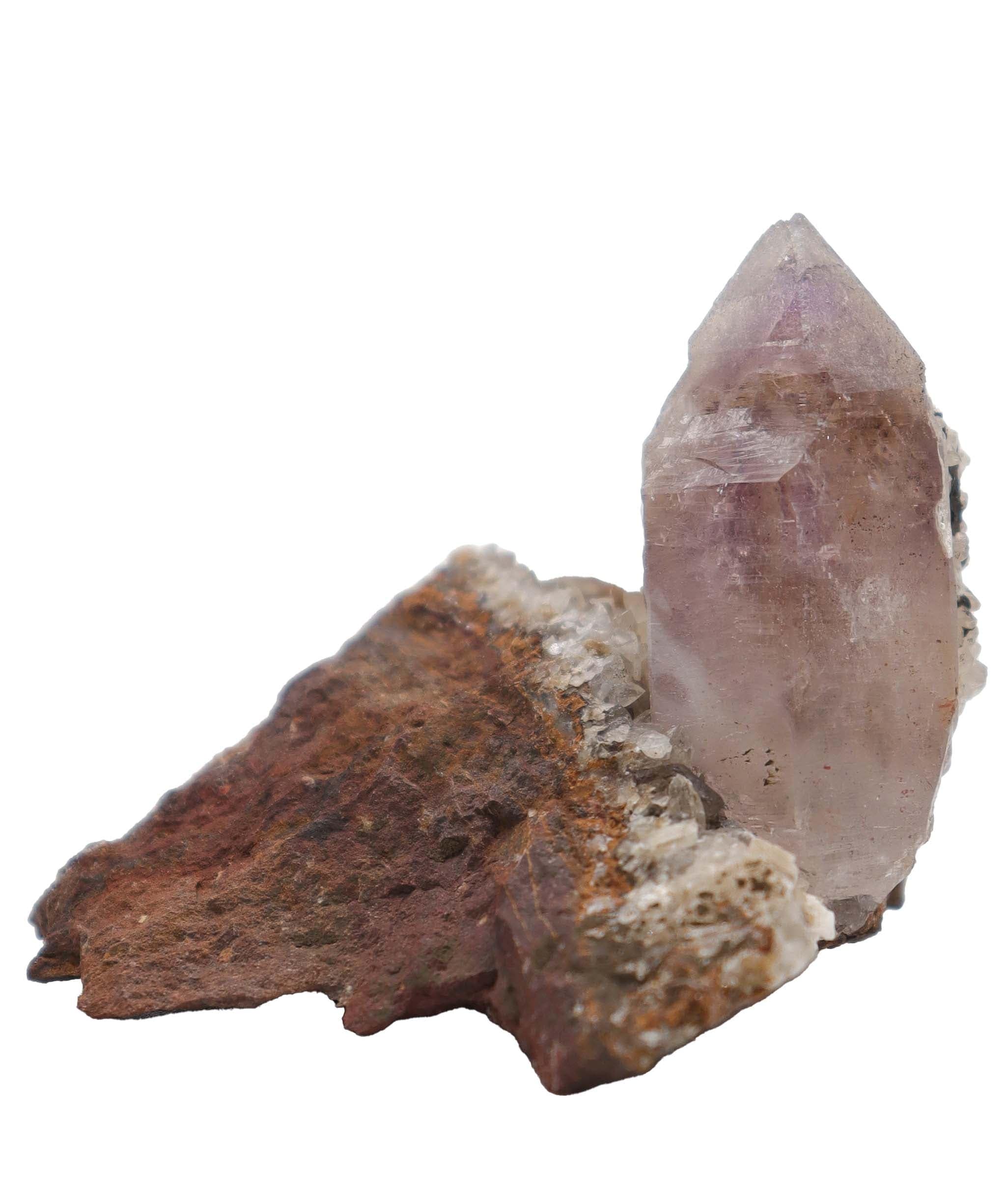 Luxury Promise Power Crystal Quartz Amethyst on a matrix from Namibia RDC0181