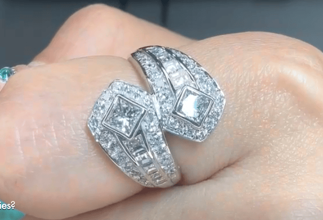 Luxury Promise Pt900 Diamond Ring J0417NDT4J