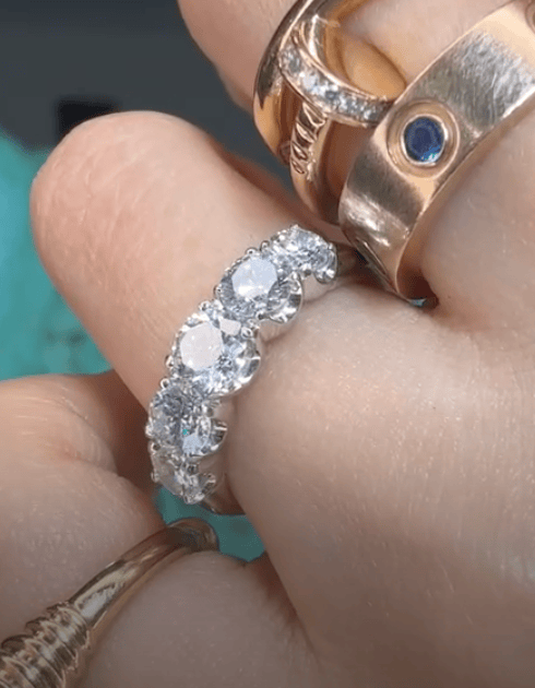 Luxury Promise Pt900 Diamond Ring J0430JF9CV