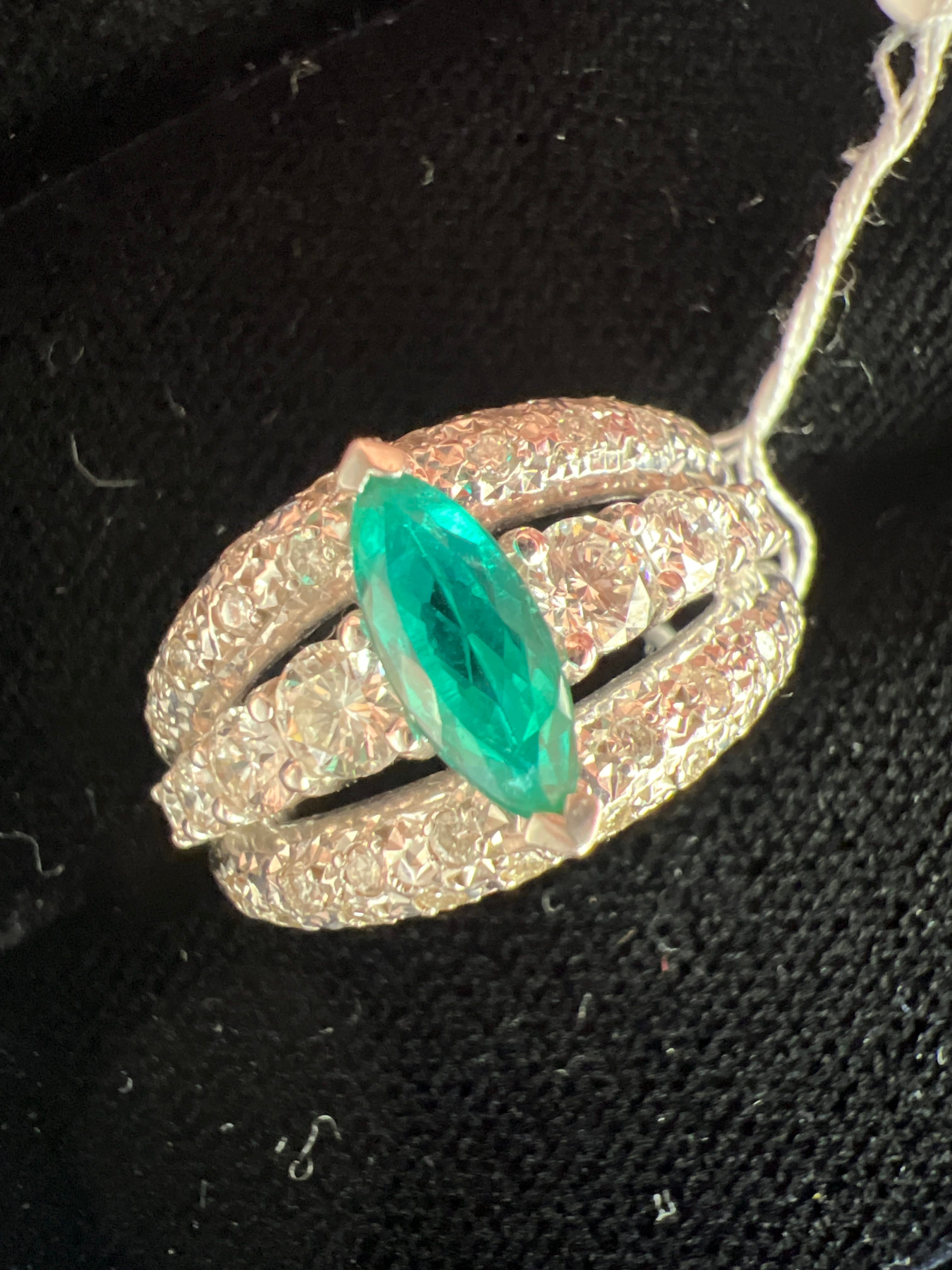 Luxury Promise PT900 PARAIBA TOURMALINE RING PR0.78 DA 1.00 11.6g GIA 24-2520