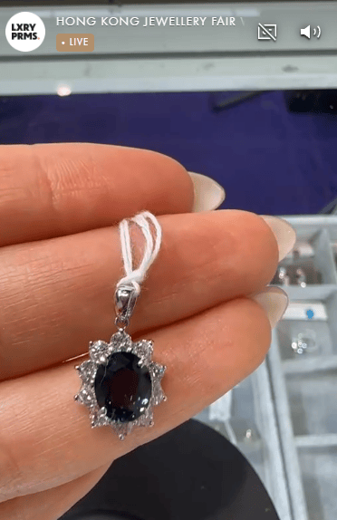 Luxury Promise Pt950 spinel PENDANT TOP J0126N2FEP