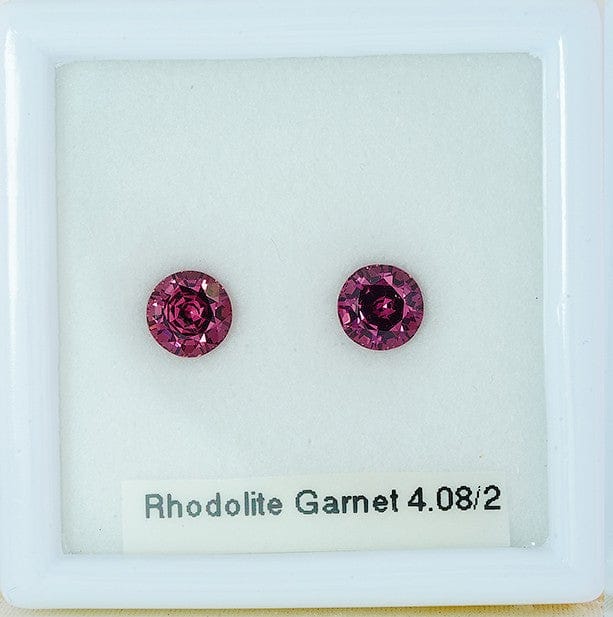 Luxury Promise Rhodolite 4.08 cts / 2 pcs 25369