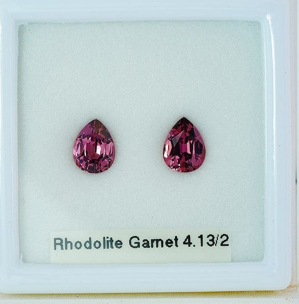 Luxury Promise Rhodolite 4.13 cts / 2pcs 25420