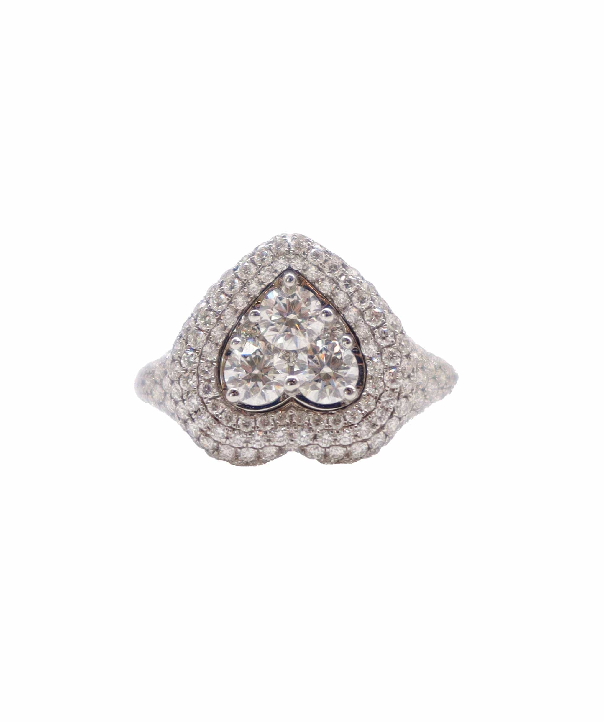 Luxury Promise Ring EU-49 gold: 3.367 / Diamond: 1.770 R-J86K ASC6593