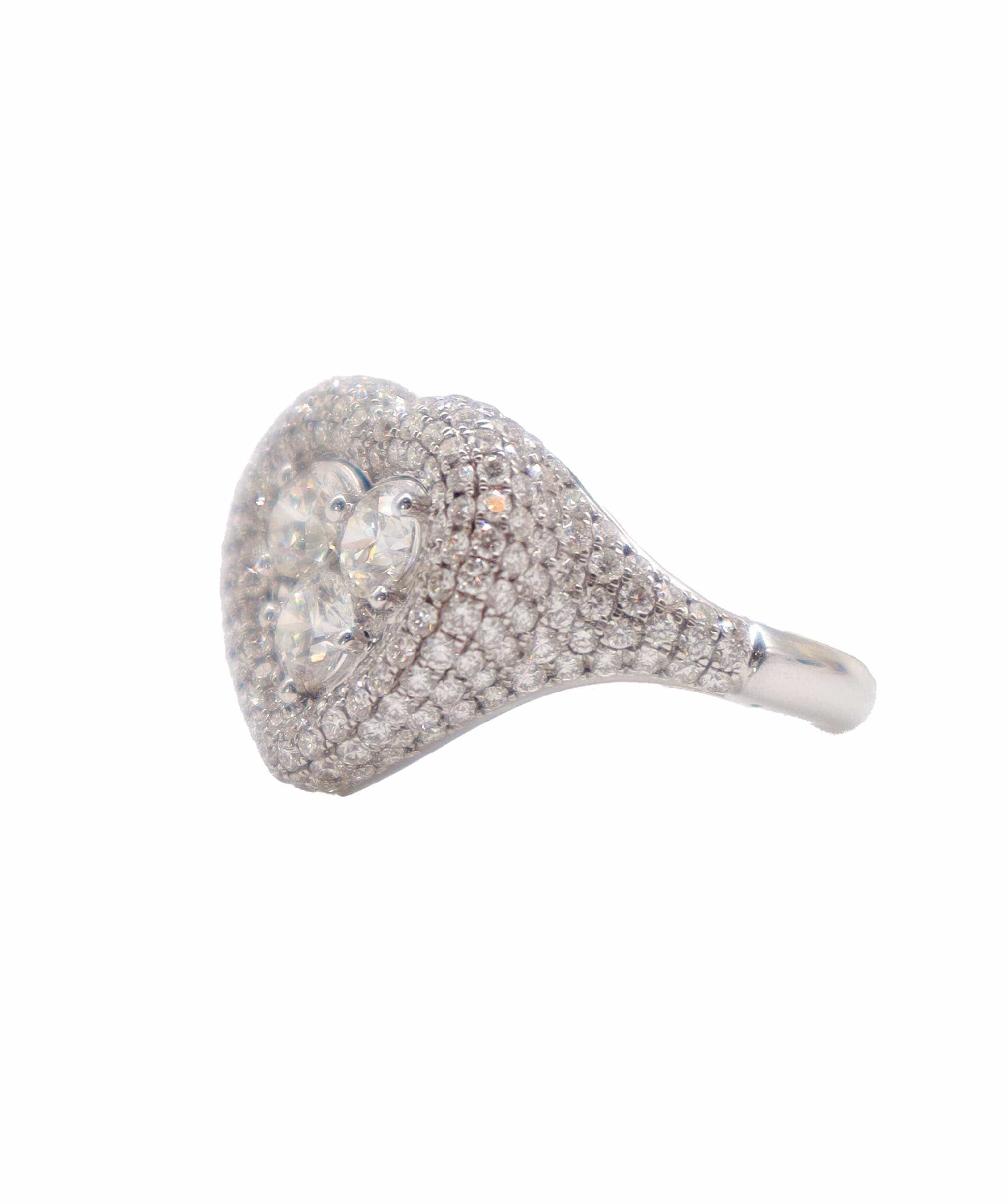 Luxury Promise Ring EU-49 gold: 3.367 / Diamond: 1.770 R-J86K ASC6593