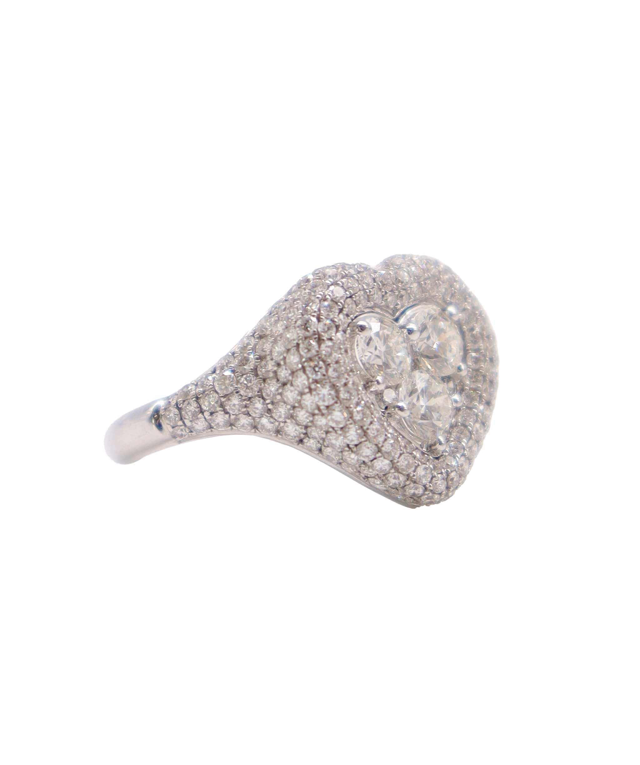 Luxury Promise Ring EU-49 gold: 3.367 / Diamond: 1.770 R-J86K ASC6593