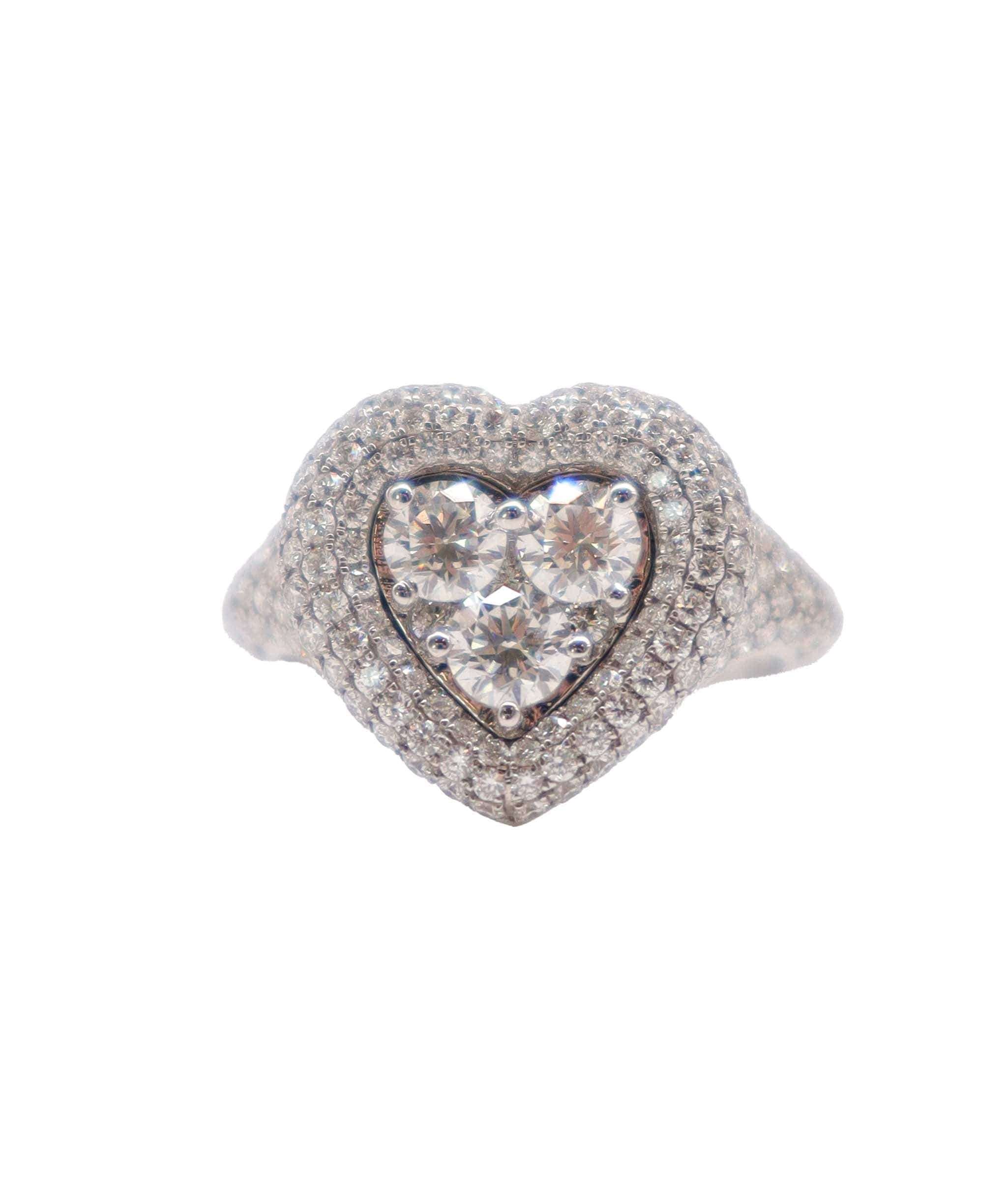 Luxury Promise Ring EU-49 gold: 3.367 / Diamond: 1.770 R-J86K ASC6593