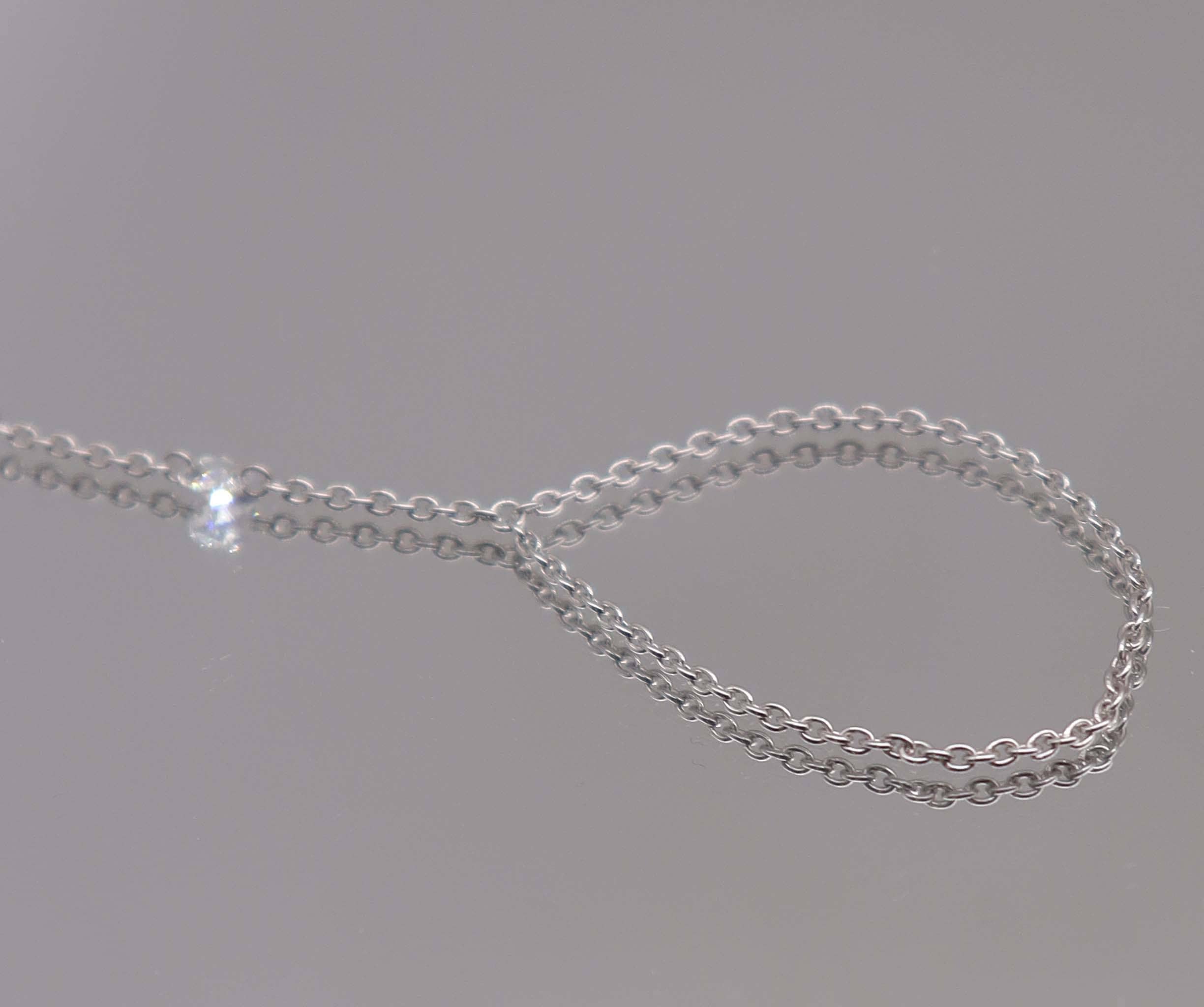 Luxury Promise Rose Cut Diamond handchain White Gold B2861