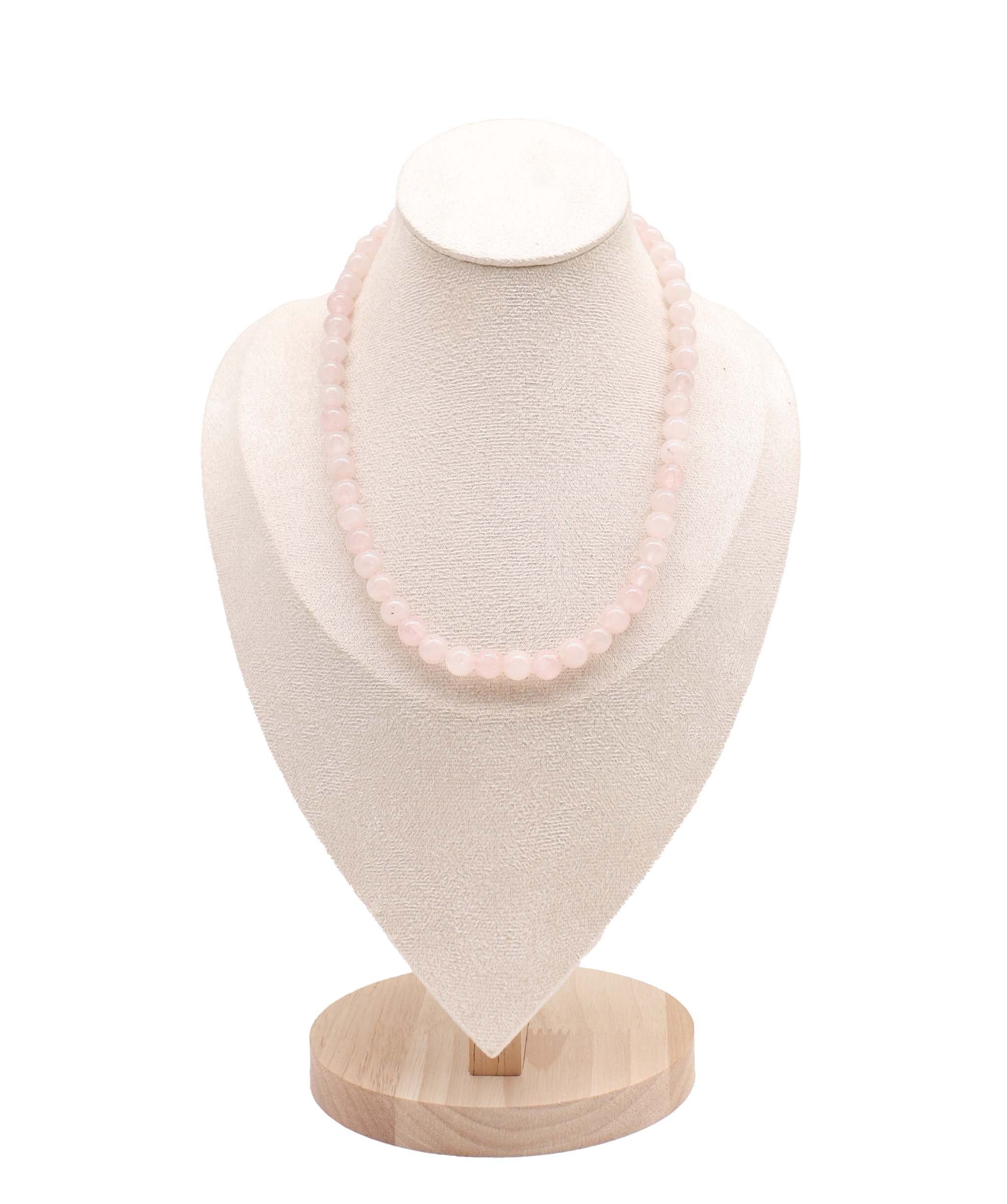 Luxury Promise Rose Quartz necklace RDC0671