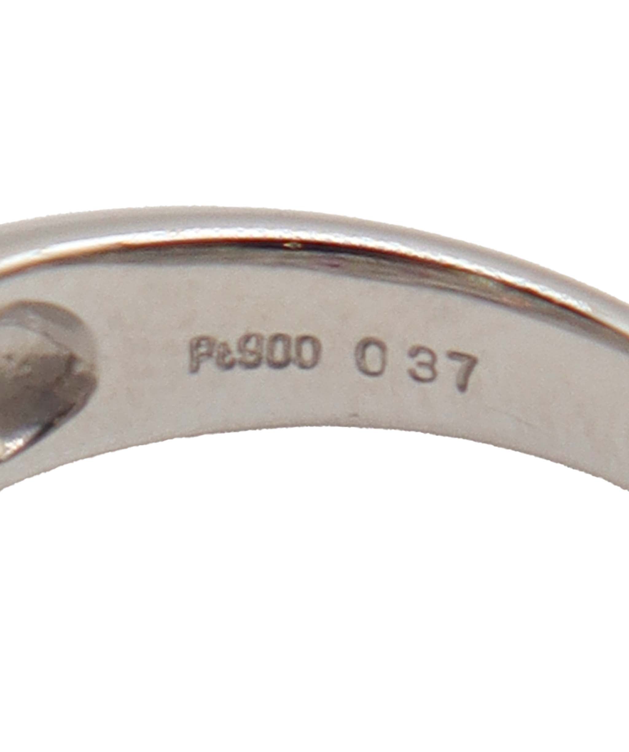 Luxury Promise Ruby 0.37ct Diamond 0.62ct Ring Pt Platinum size5.25(US) 90254895 DXBS3869