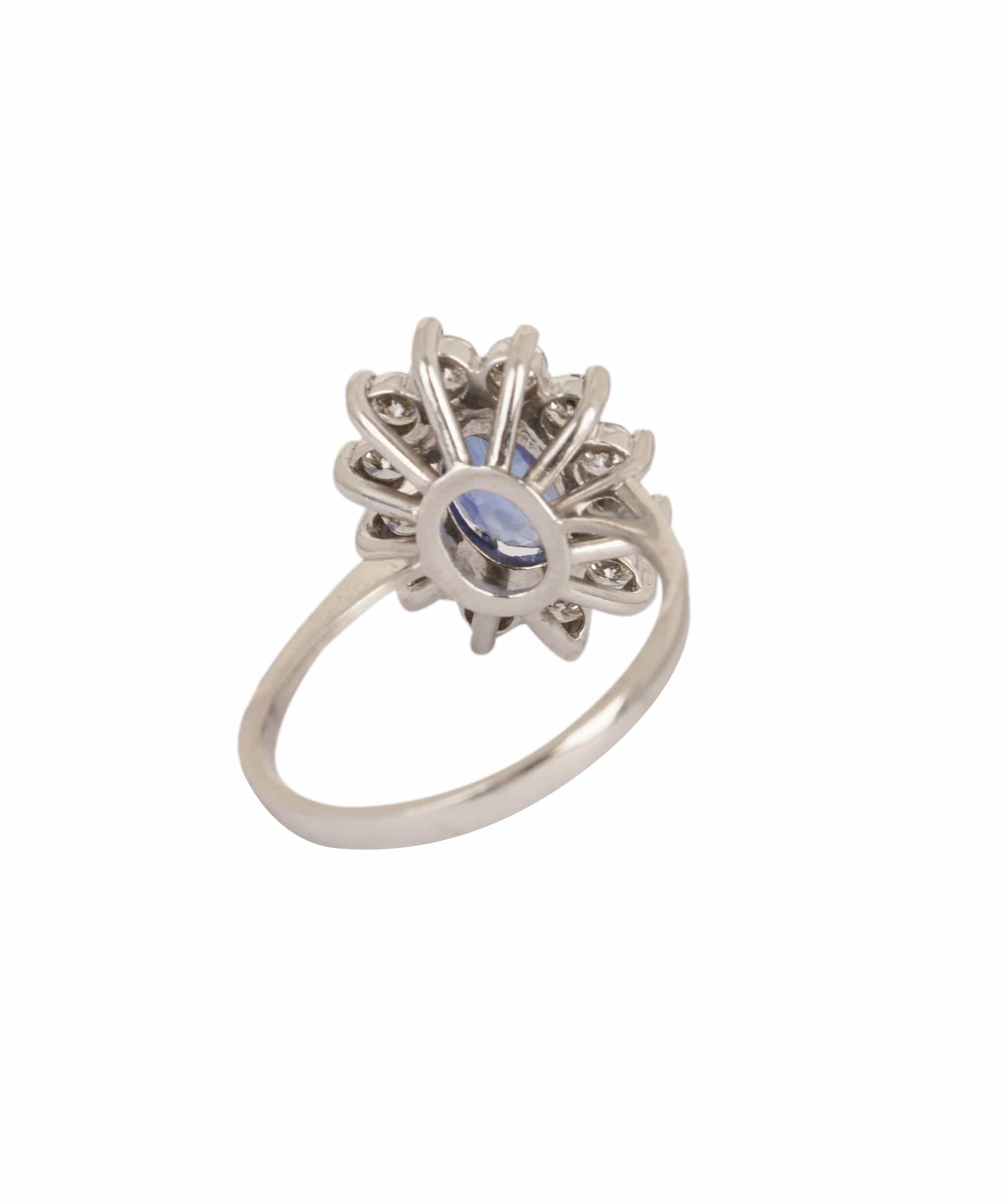Luxury Promise Sapphire and Diamond Ring WA24491
