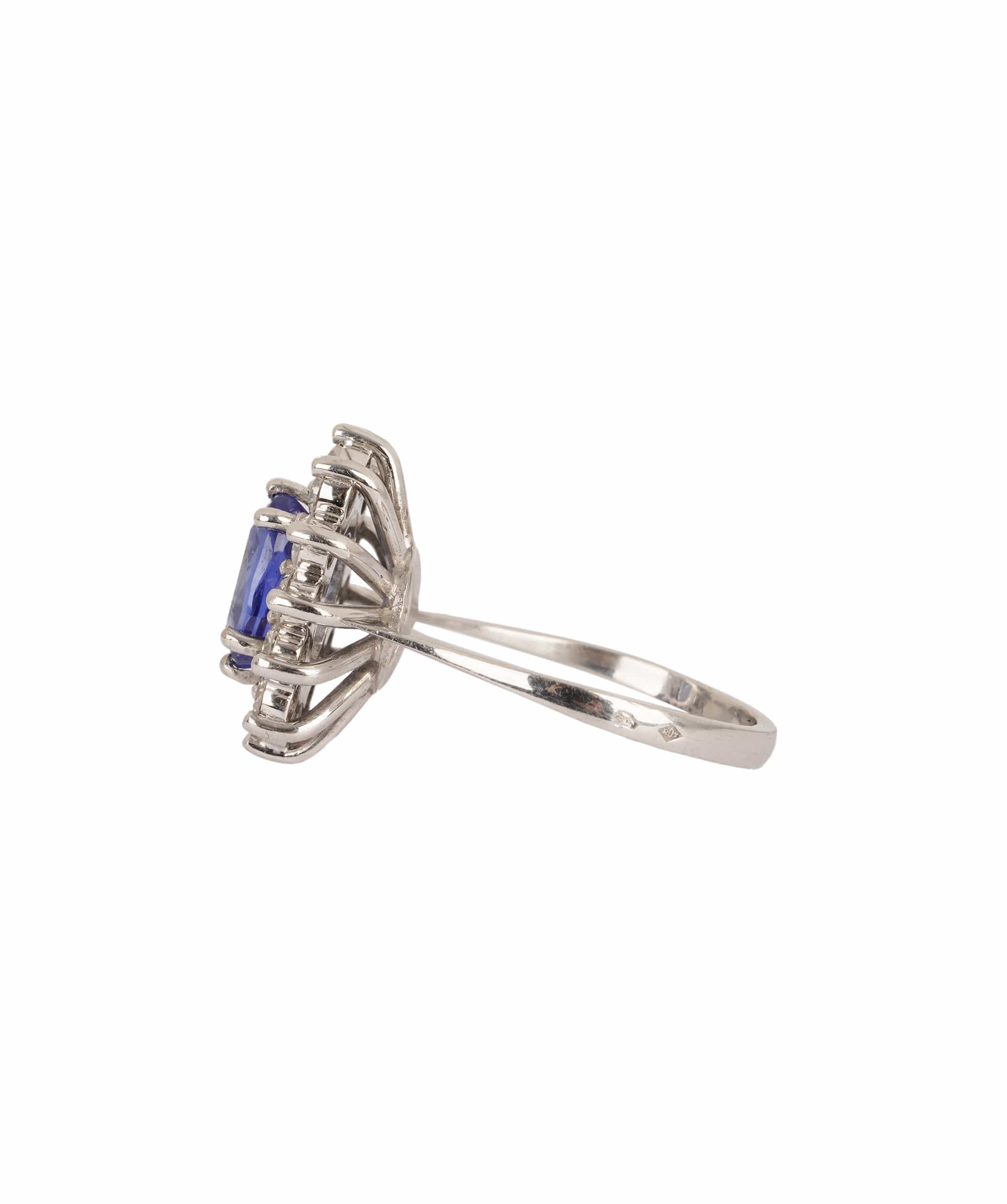 Luxury Promise Sapphire and Diamond Ring WA24491