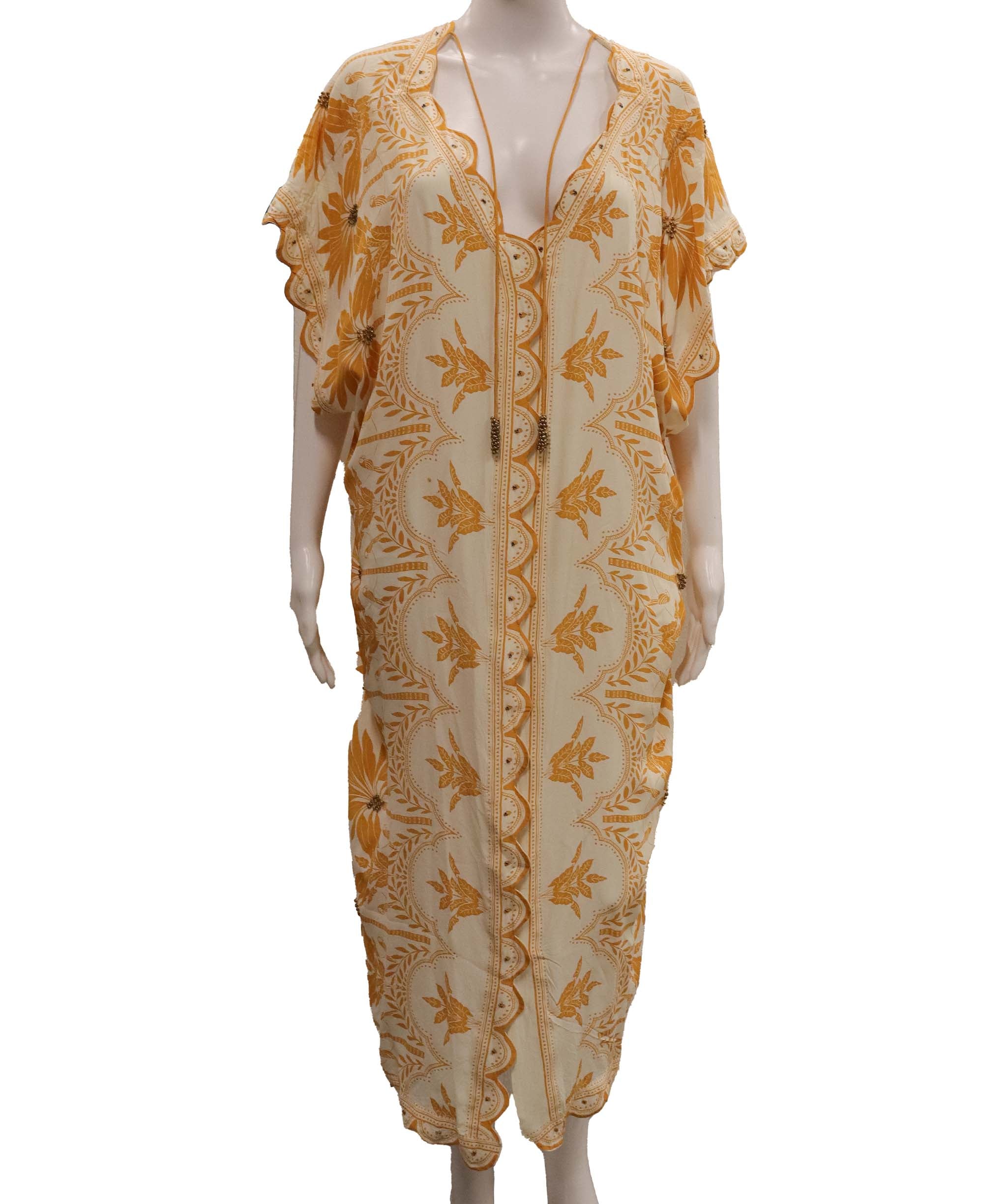 Luxury Promise Scarlett Poppies Flowing Tunic Dress size SX/S DXBCS0728