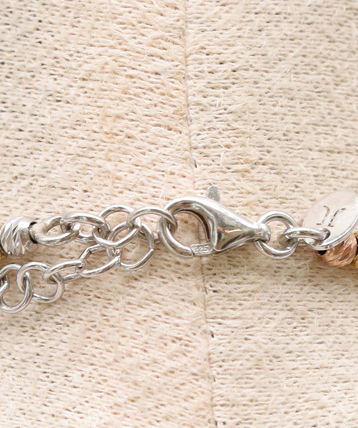 Luxury Promise Silver Set Beads DXBS6912
