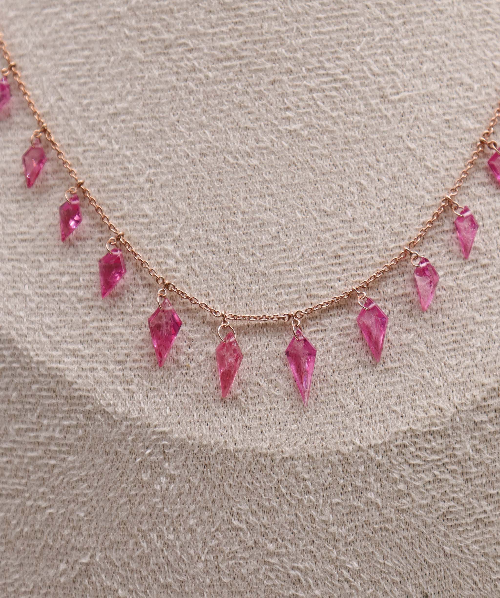 Luxury Promise SPINAL KITE Fullcut (NH)TW:8.67CT GOLD:2.80G L:18" C12399