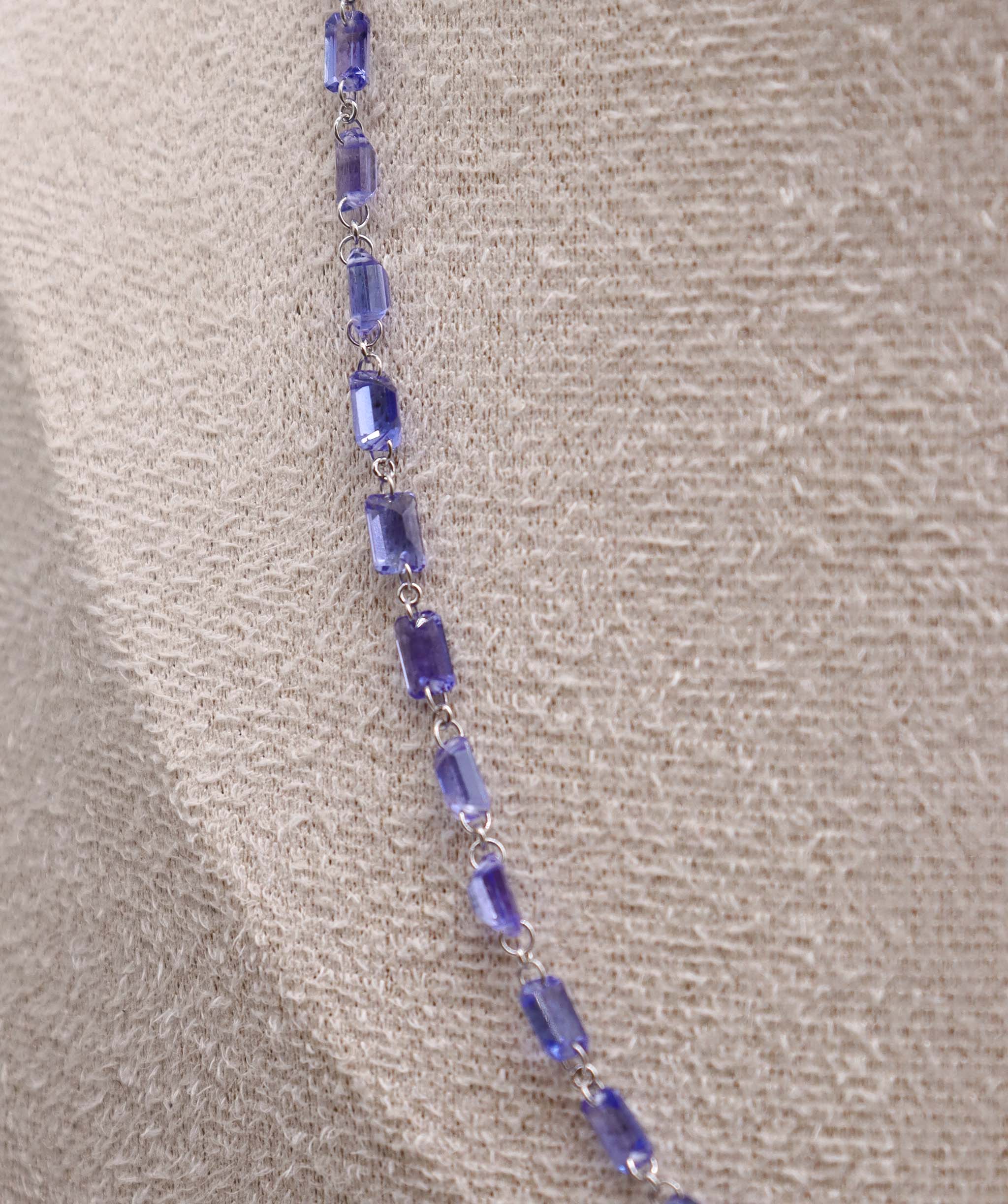 Luxury Promise TANZANITE EMERALD FSS (NH)TW:17.86CT GOLD:1.78G C12400