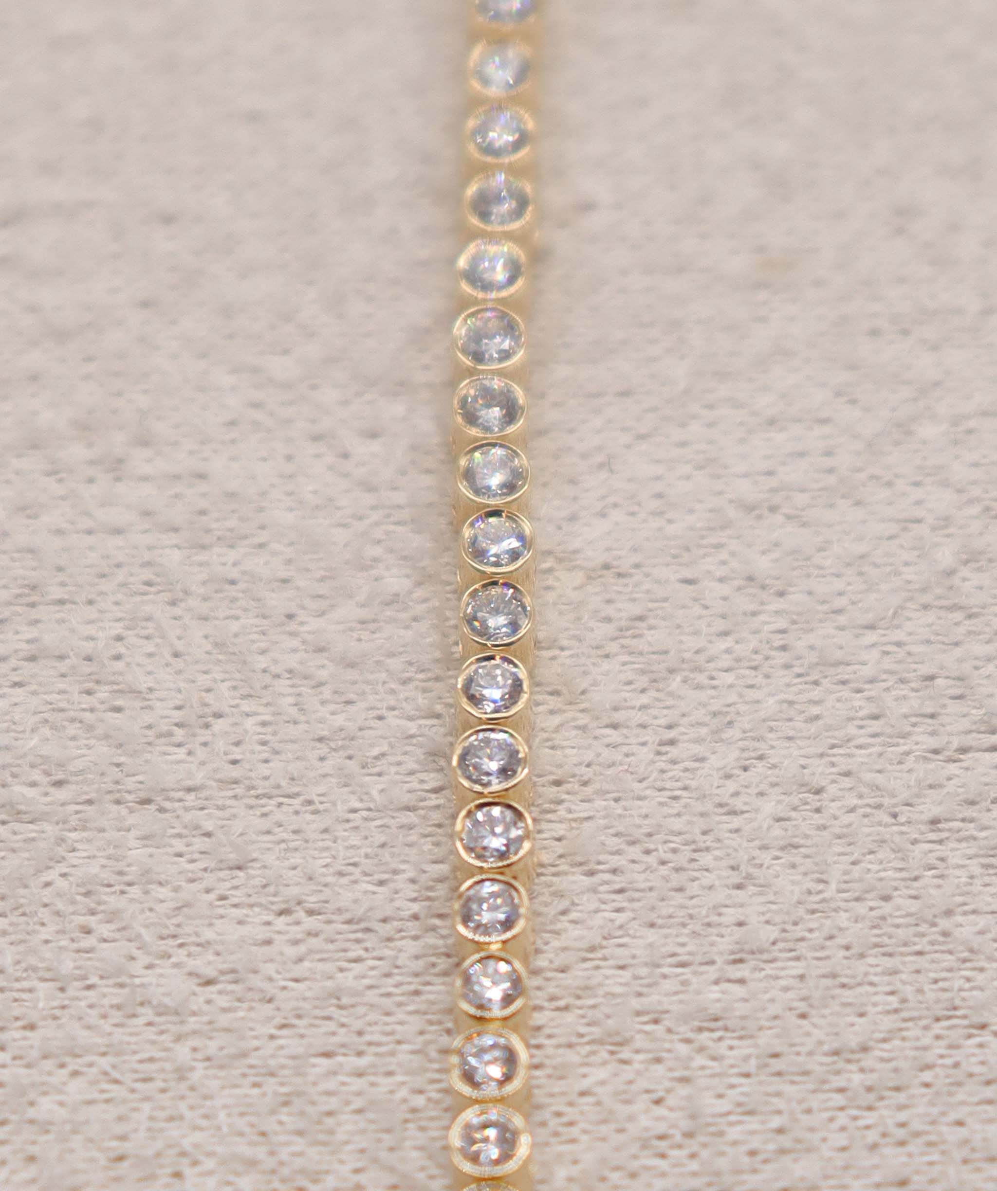 Luxury Promise Tennis Diamond Hand Chain 18K gold ASC6892