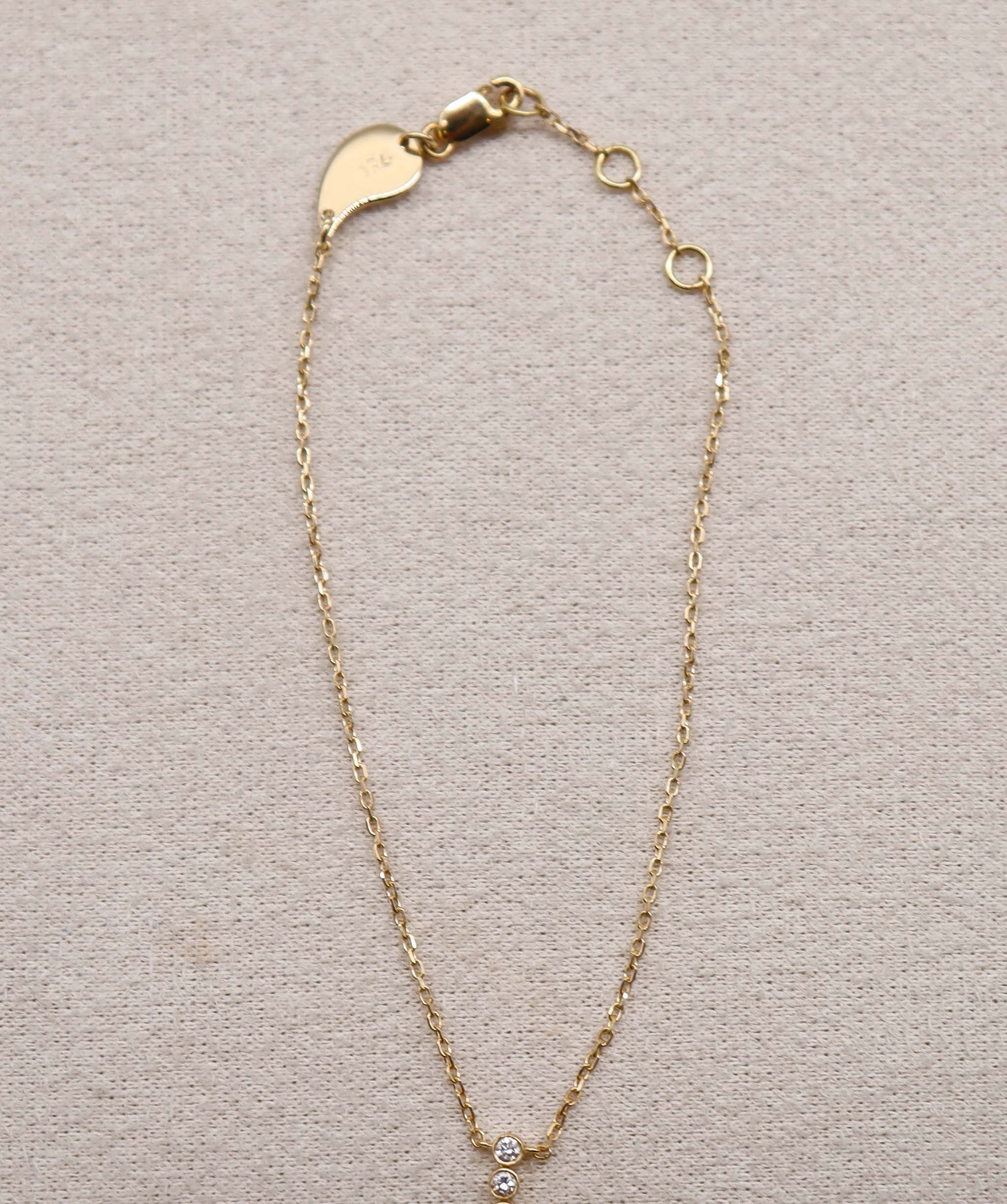 Luxury Promise Tennis Diamond Hand Chain 18K gold ASC6892