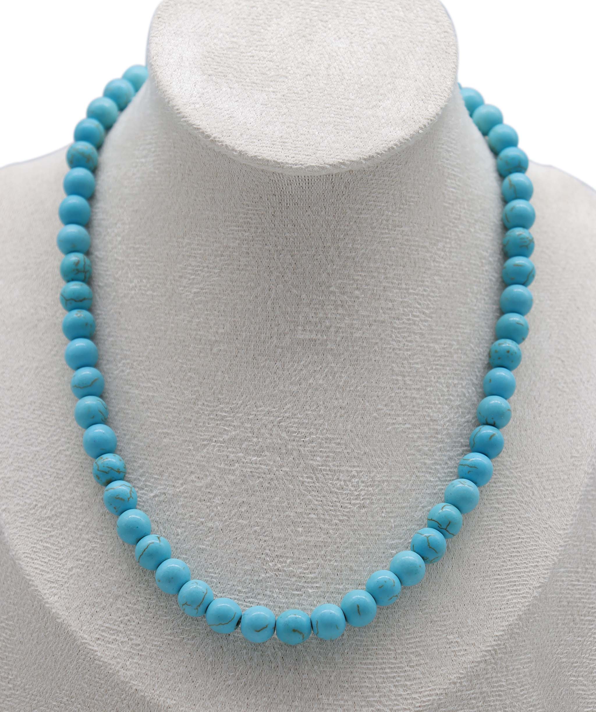 Luxury Promise Turquiose Color Necklace DXBCS4452