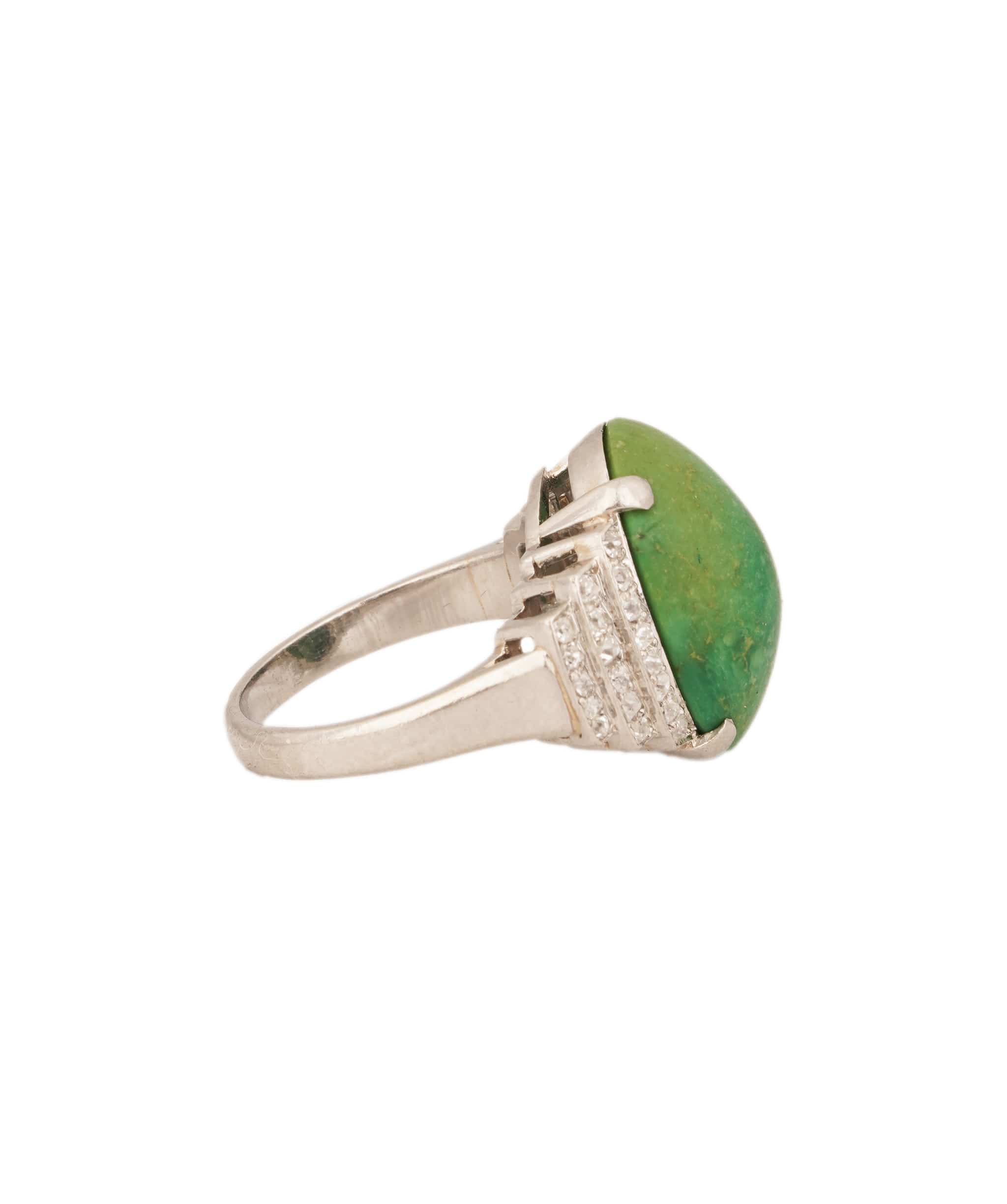 Luxury Promise Turquoise and Diamond Ring WA24655