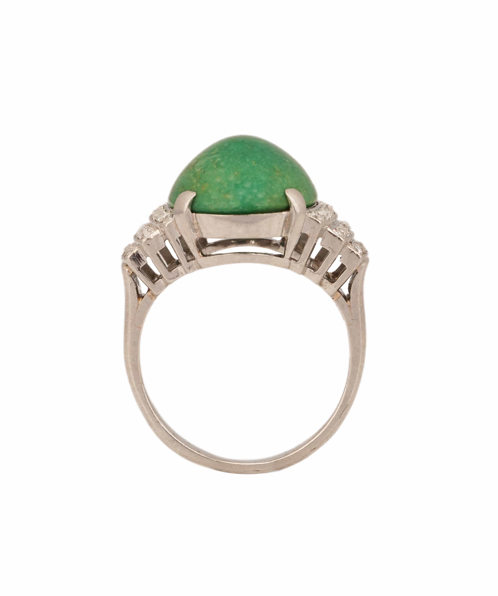 Luxury Promise Turquoise and Diamond Ring WA24655