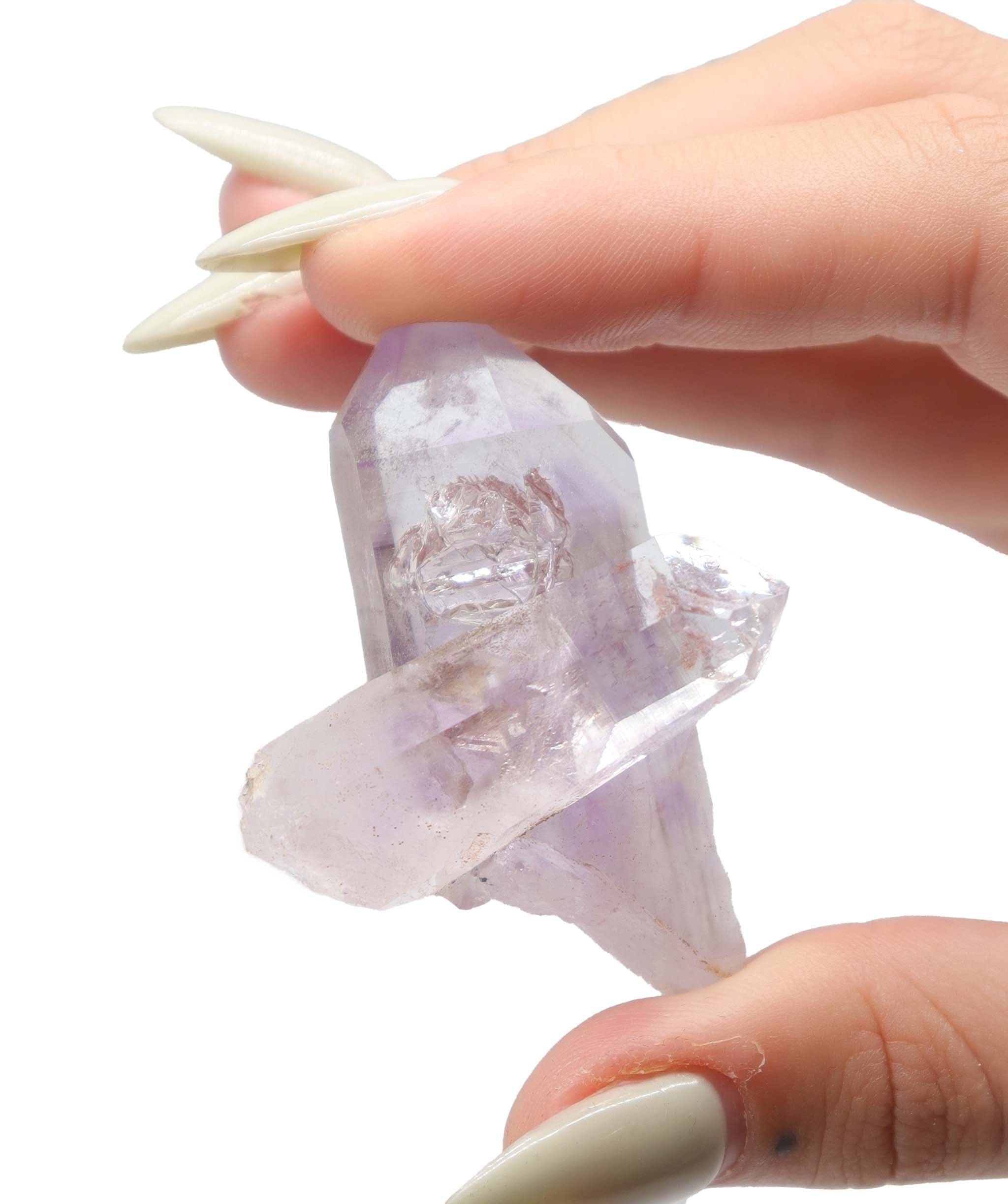 Luxury Promise Twinning Crystal Amethyst Quartz from Namibia (Large) RDC0179