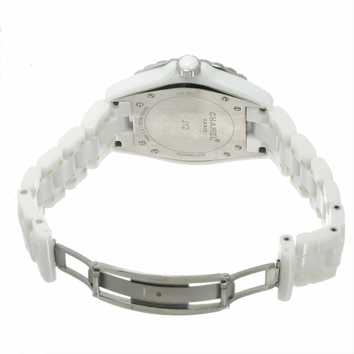 LUXURY PROMISE CHANEL J12 42mm H2011 Automatic Date 12P Diamond Pink Sapphire 90327925